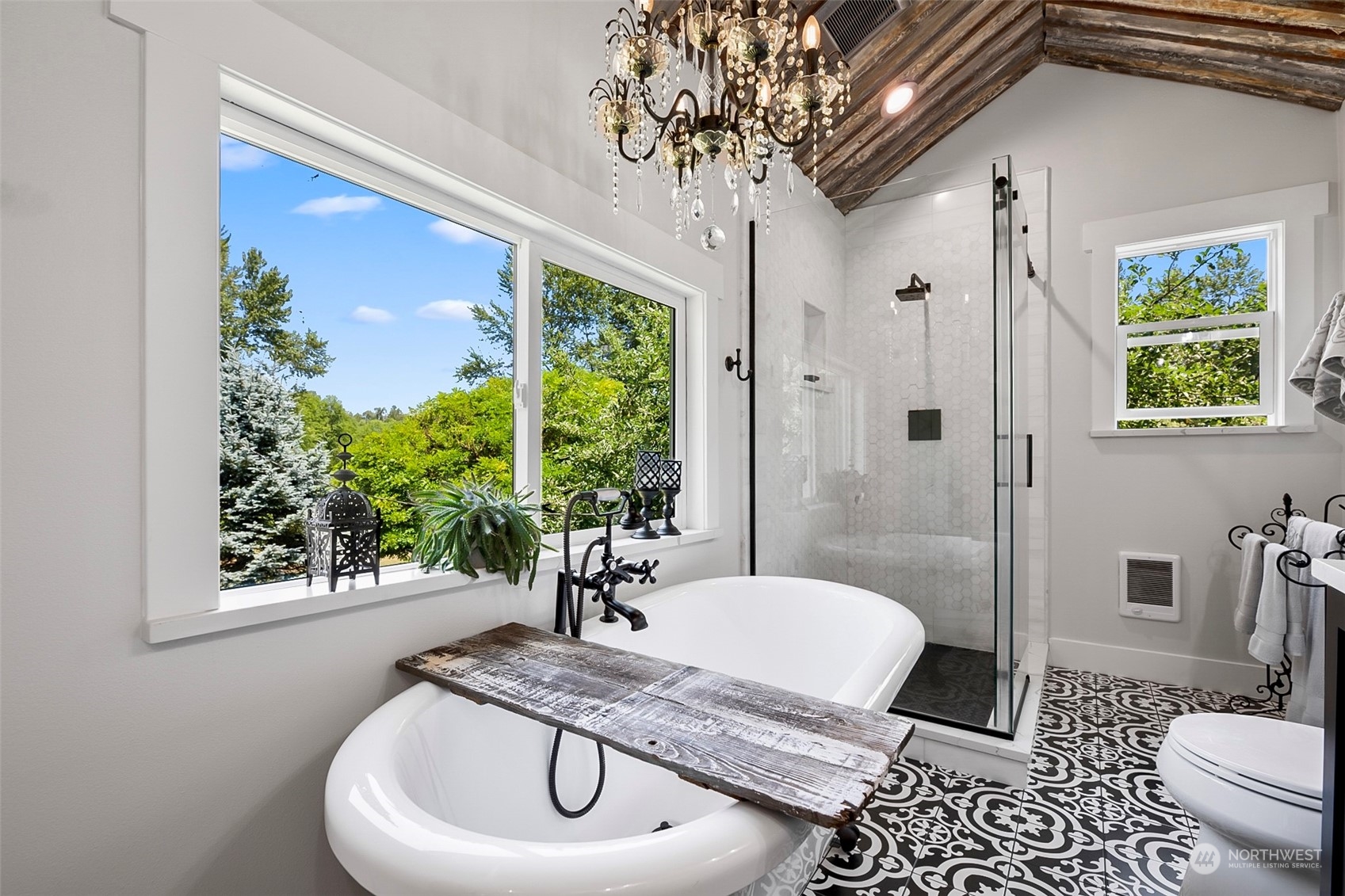 19829 Niederle Road Monroe, WA 98272 - Photo 24 of 39 a bathroom with a granite countertop sink a mirror and a toilet
