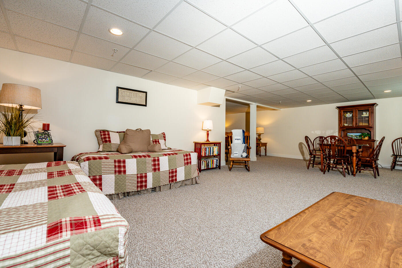 36 Southport Drive Mashpee, MA 02649 - Photo 20 of 21 a bed room with furniture and a flat screen tv