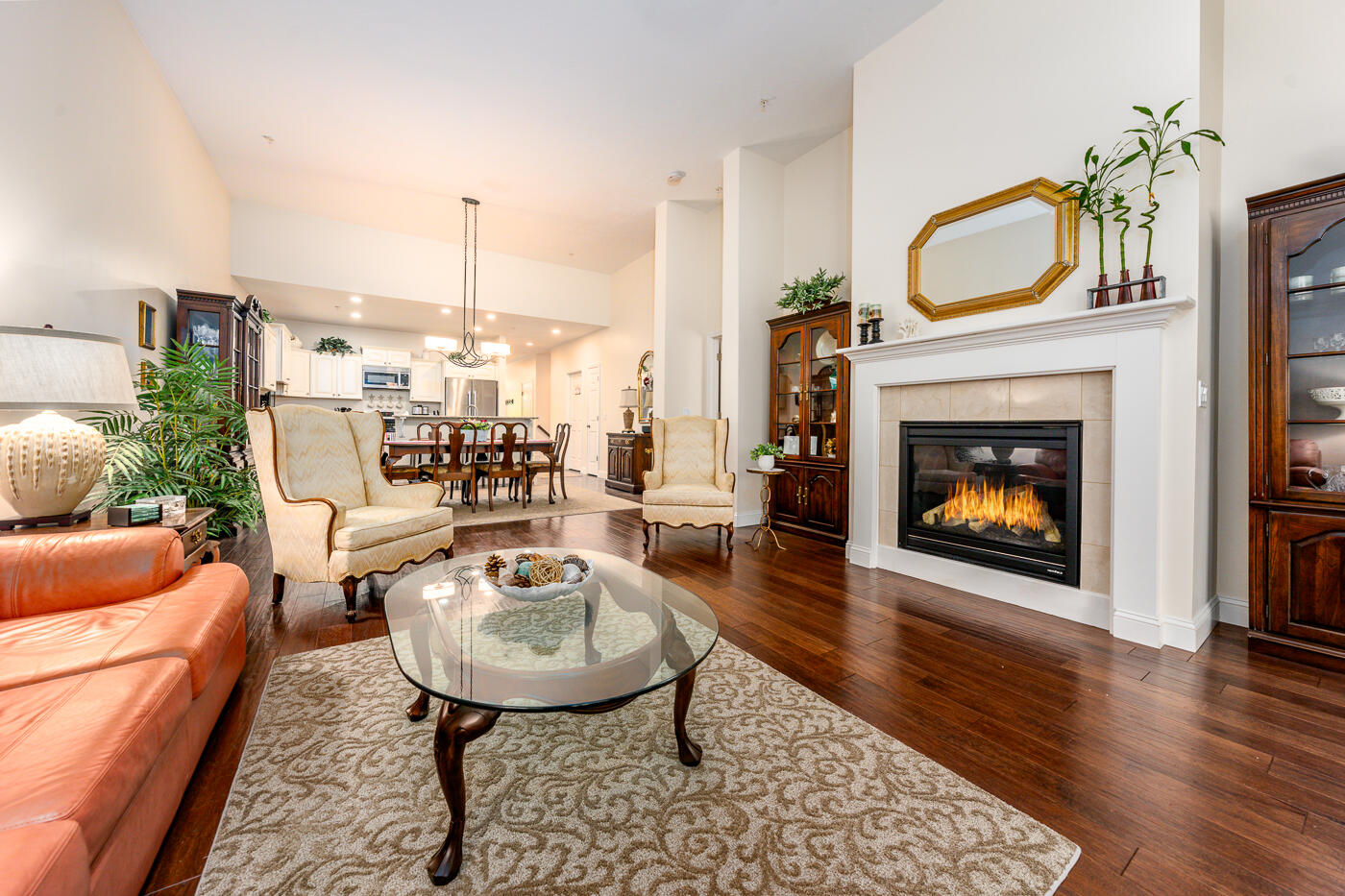 36 Southport Drive Mashpee, MA 02649 - Photo 9 of 21 a living room with furniture a fireplace and a table