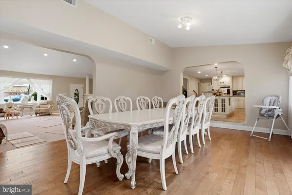 a large kitchen with lots of counter space and a sink