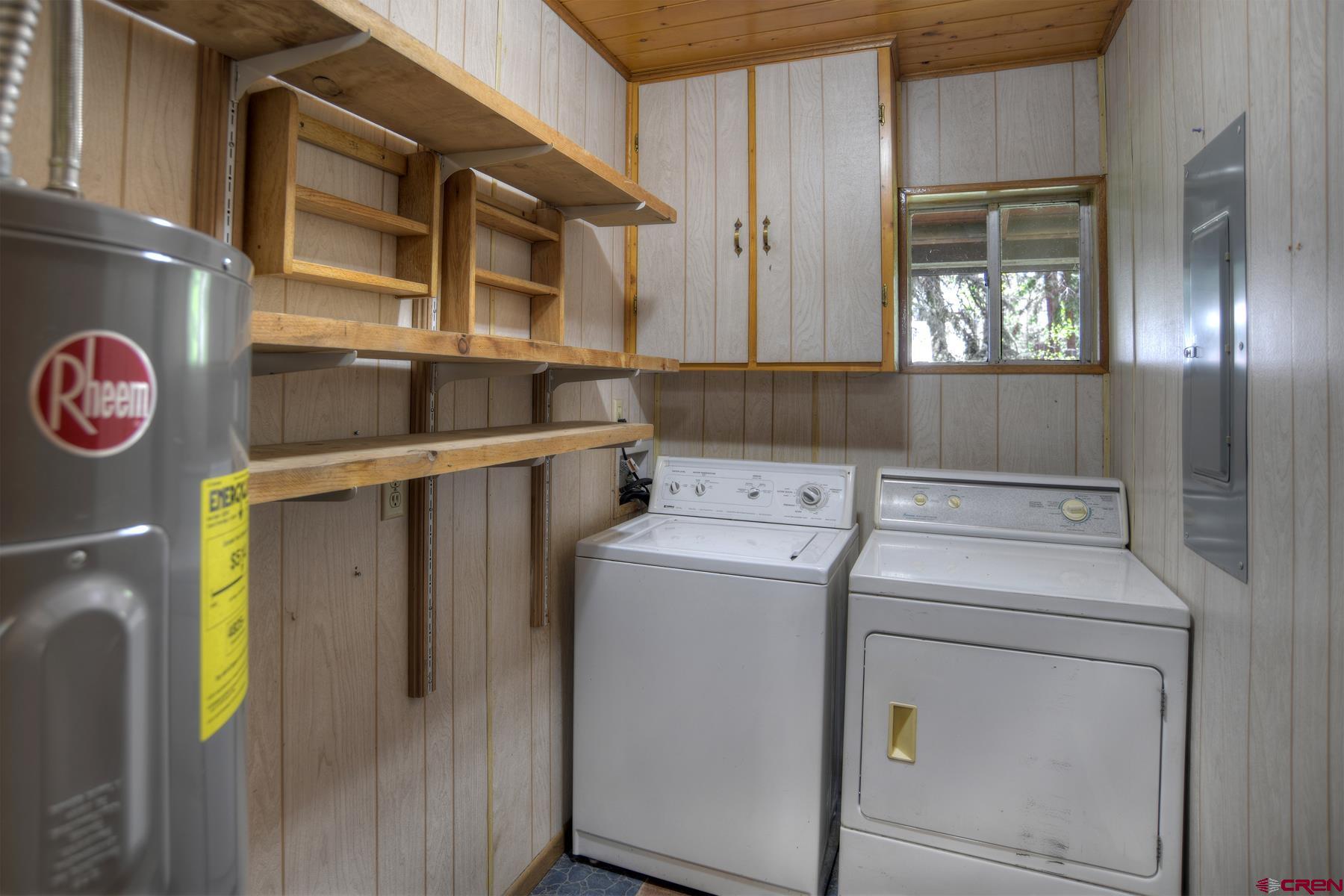 207 Verde Lane Durango, CO 81301 - Photo 22 of 45 a utility room with dryer and washer