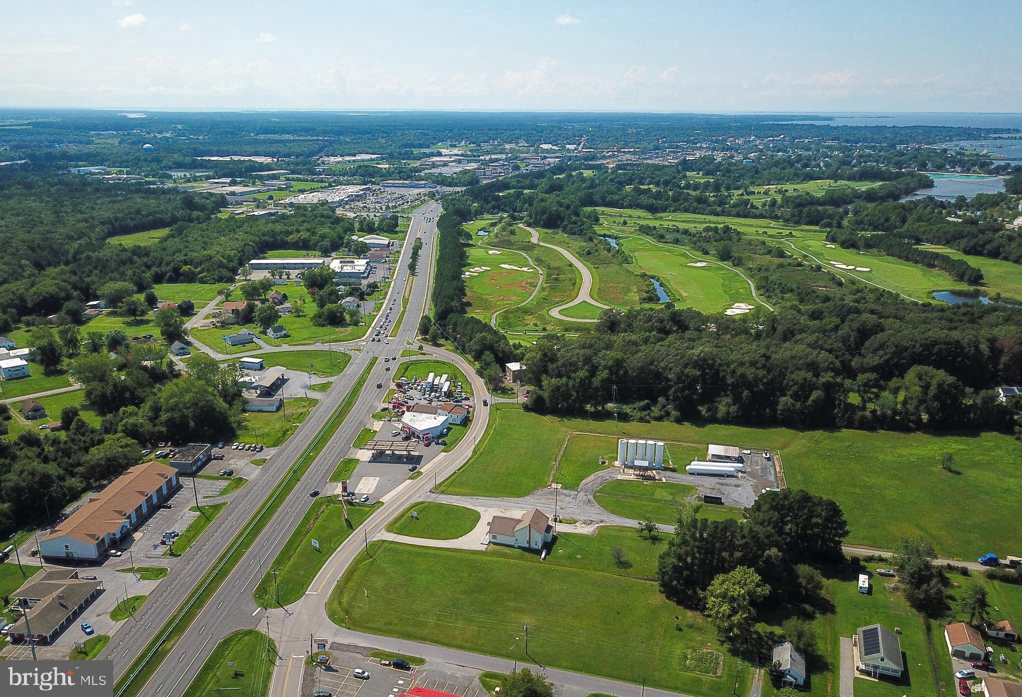 2918 Old Rte 50 Cambridge, MD 21613 - Photo 14 of 17 an aerial view of a houses with a yard