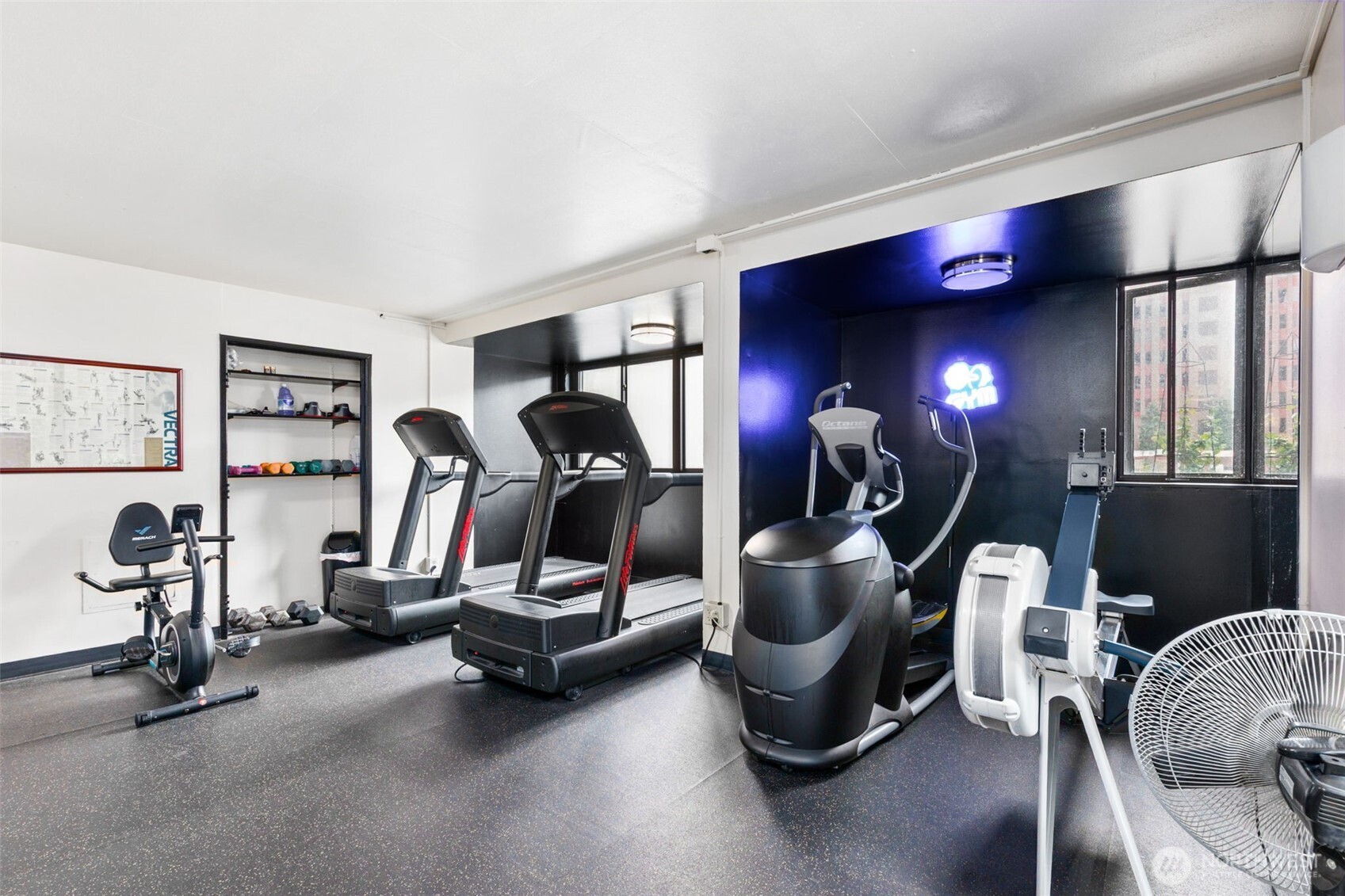 2100 3rd Avenue, Unit 802 Seattle, WA 98121 - Photo 27 of 35 a view of a room with gym equipment