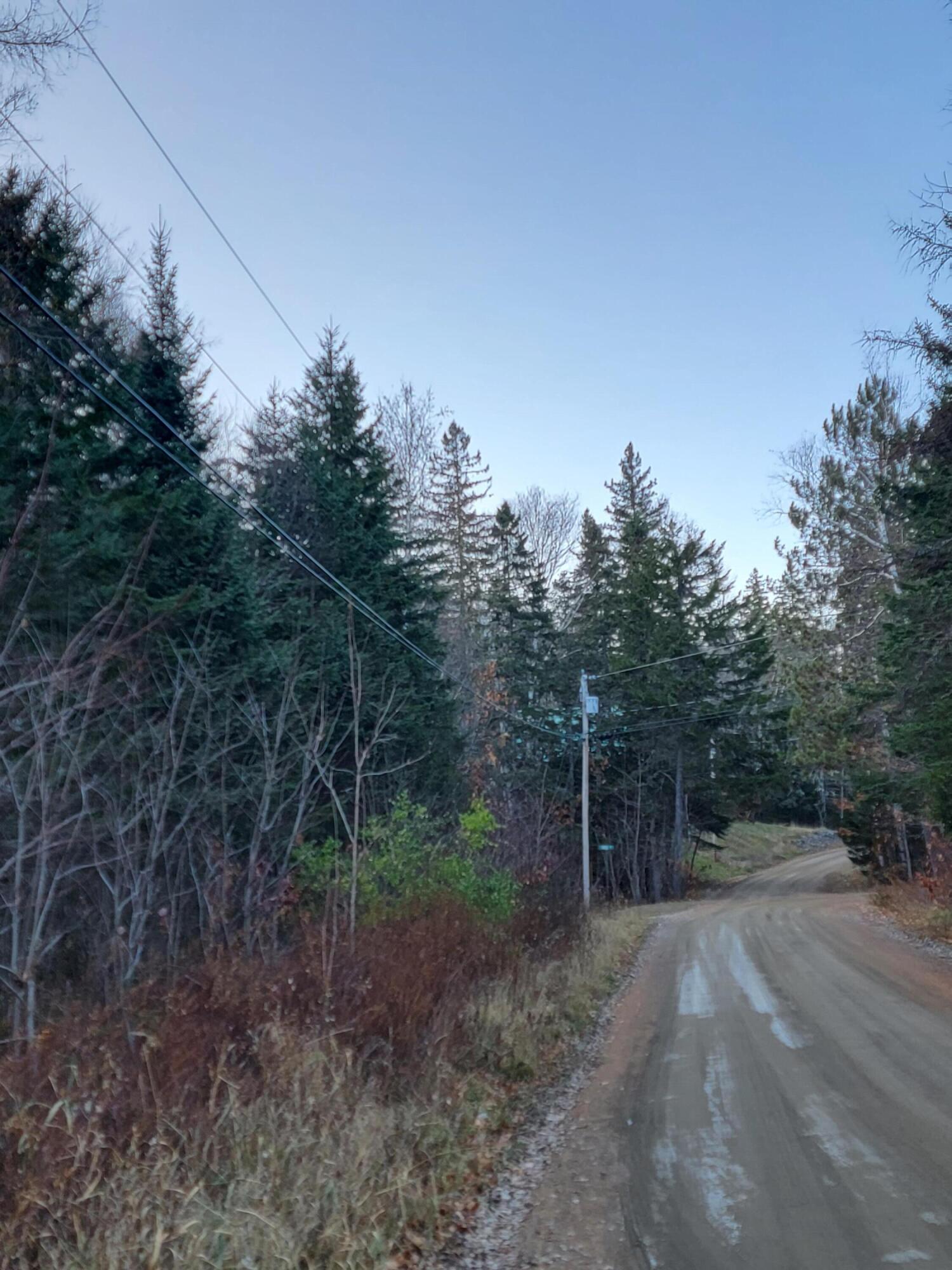 Lot 26 Hunter Hill Road Stratton, ME 04982 - Photo 7 of 15 gravel road and power on site