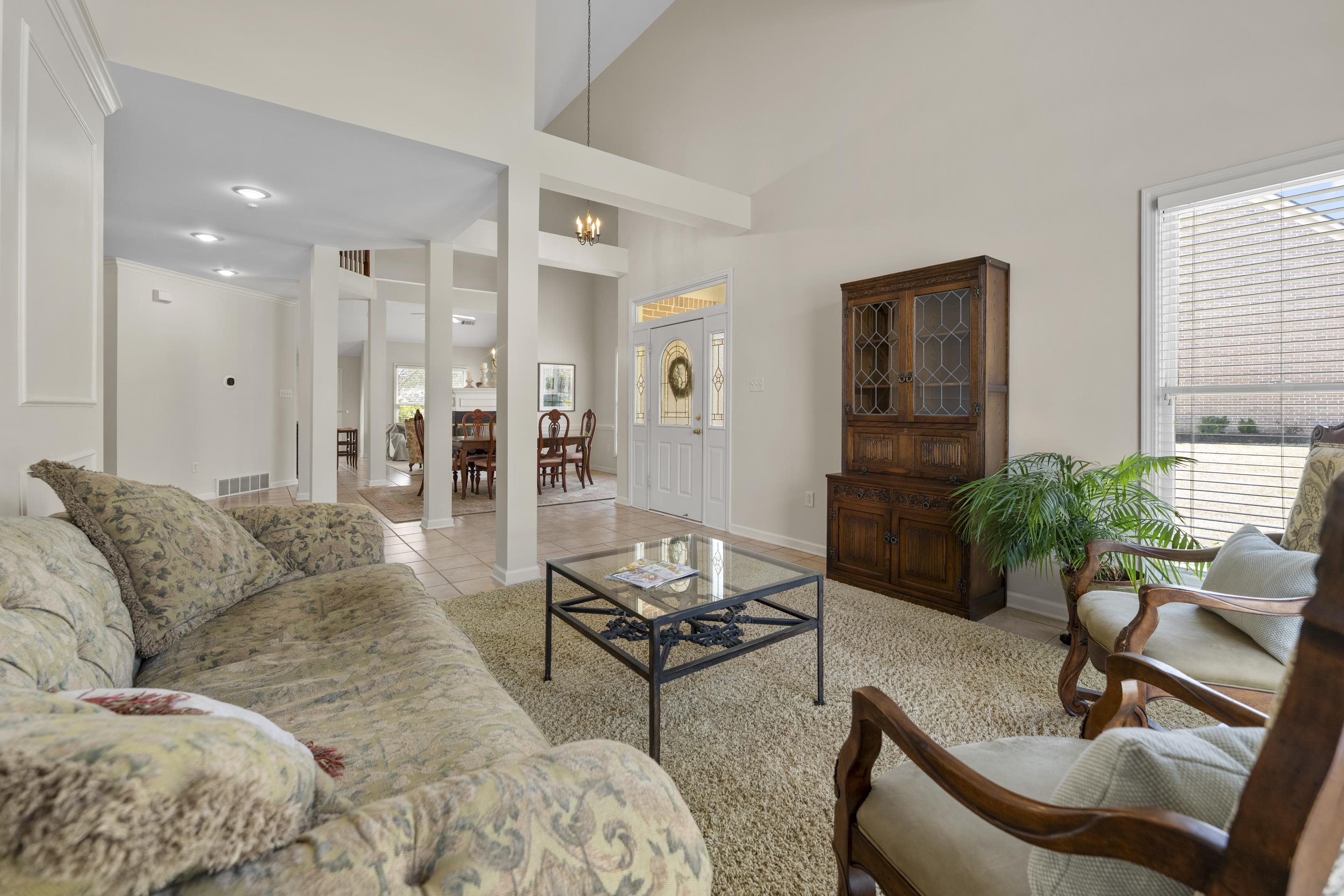 1701 Village Ridge Place Collierville, TN 38017 - Photo 7 of 38 a living room with furniture and a potted plant