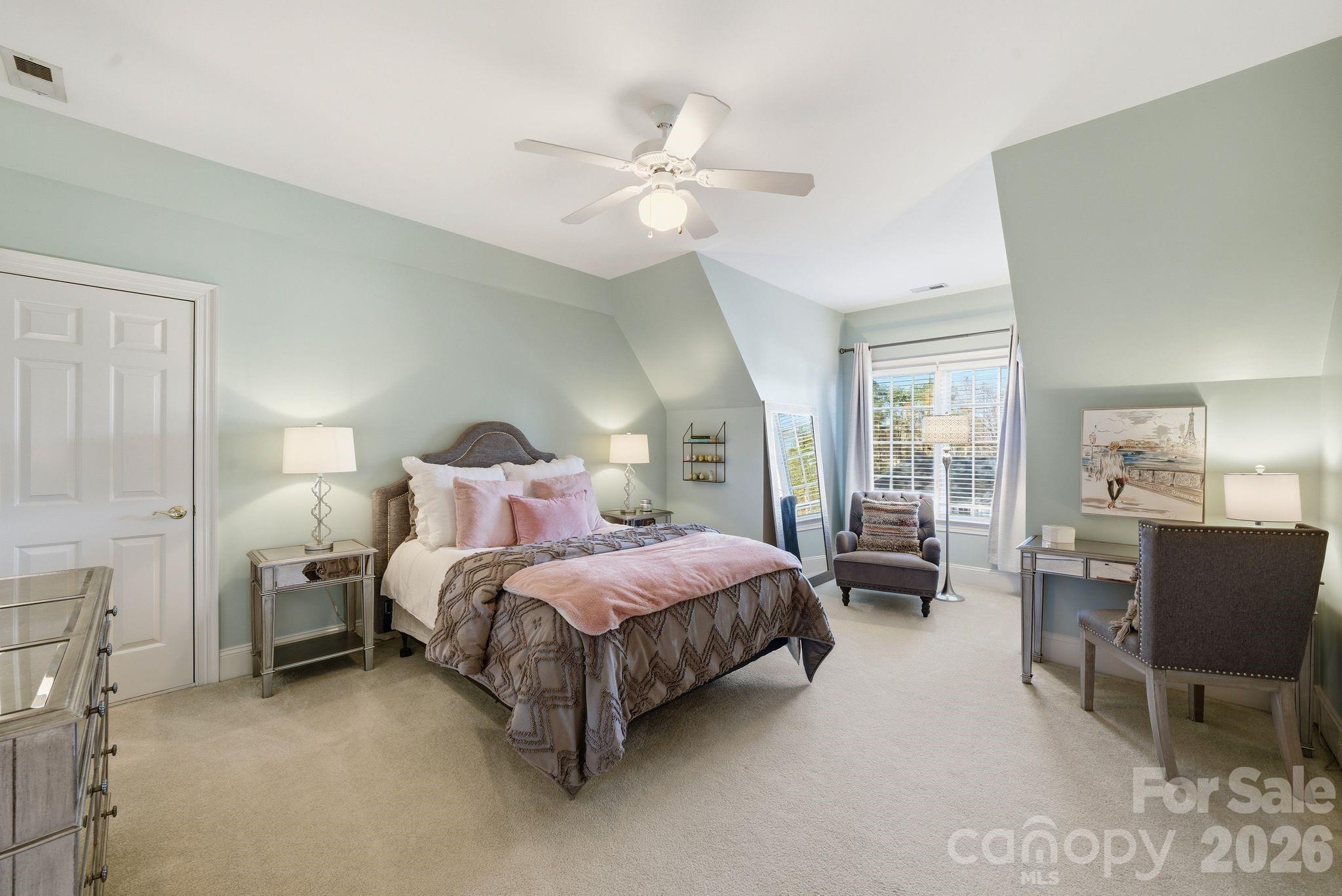 185 Quaker Road Mooresville, NC 28117 - Photo 31 of 43 a bedroom with a bed furniture and a window