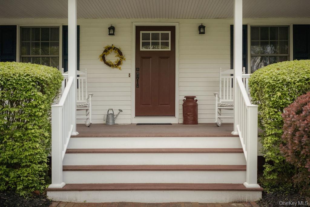4 Echo Valley Road Red Hook, NY 12571 - Photo 2 of 33 a view of entryway with garden