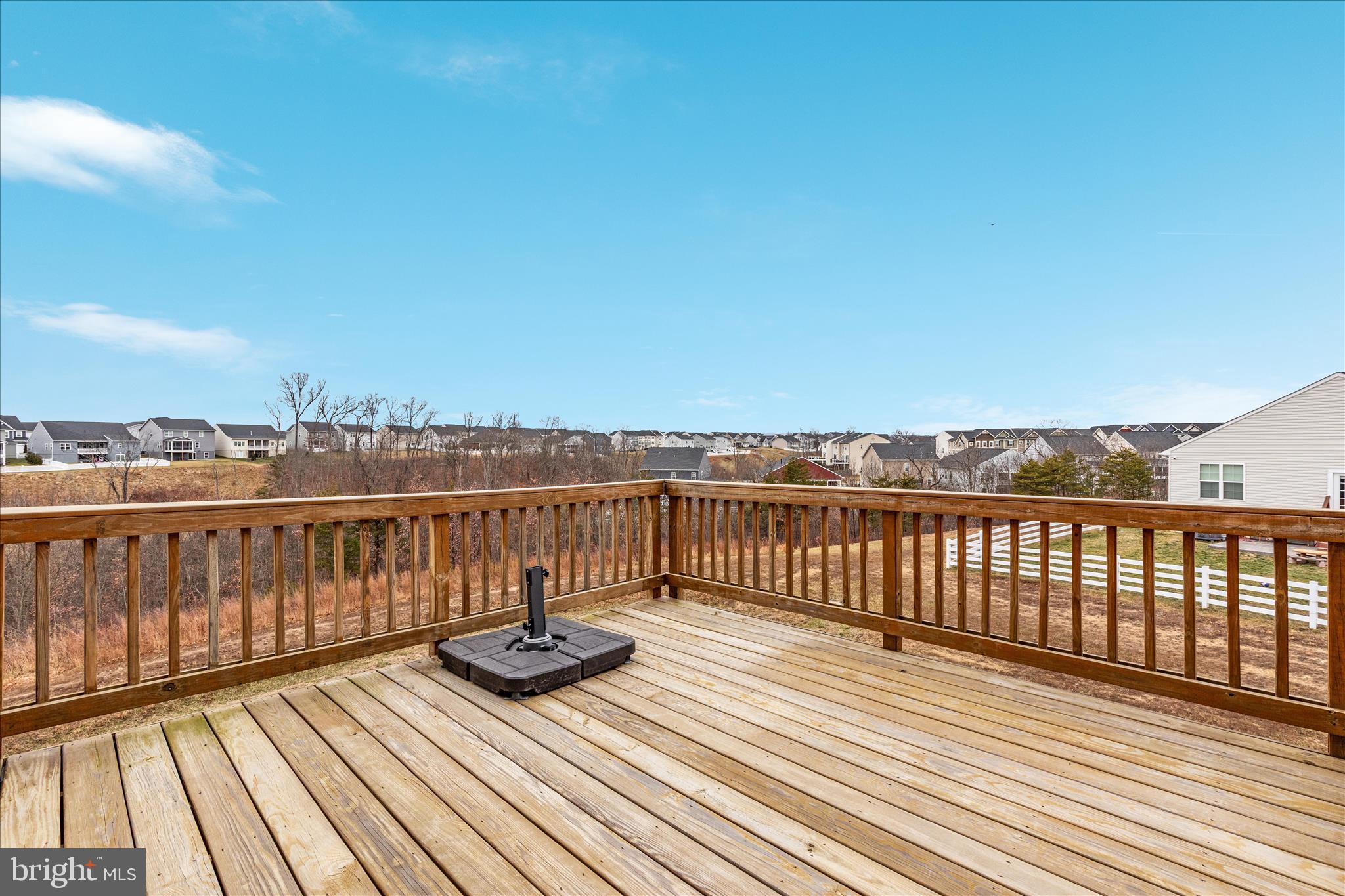 110 Halo Court Stephenson, VA 22656 - Photo 32 of 64 a view of balcony with wooden floor