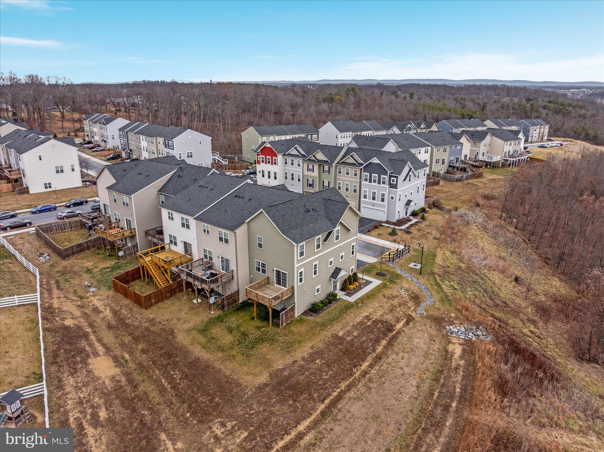 110 Halo Court Stephenson, VA 22656 - Photo 42 of 64 an aerial view of a house with a mountain
