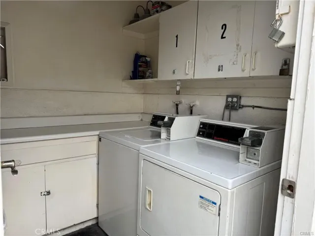 a view of washer and dryer