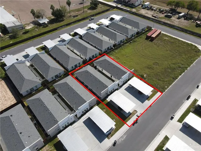 an aerial view of tennis pool