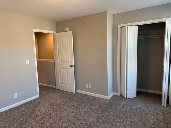 an empty room with window
