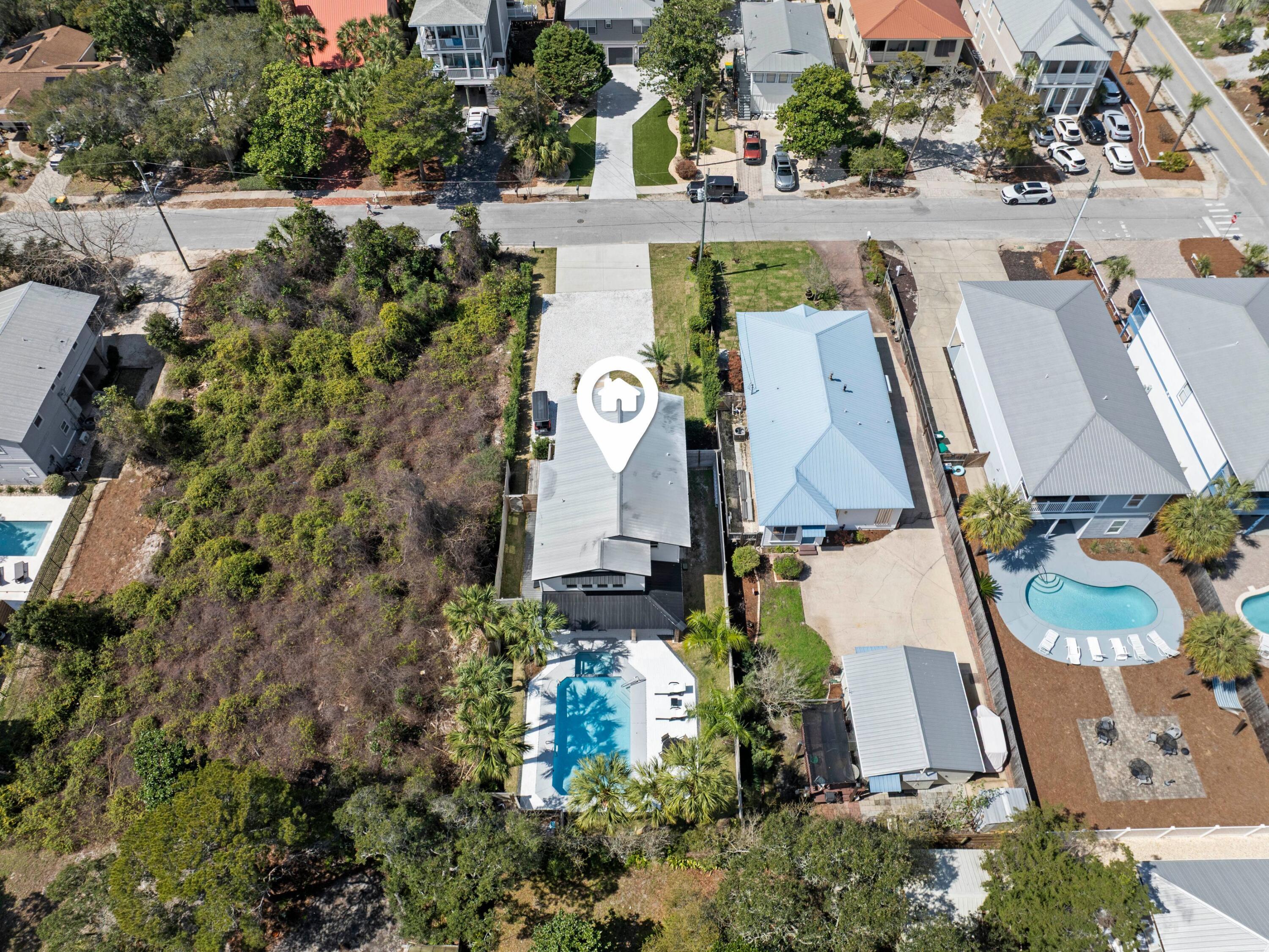 89 Tarpon Street Destin, FL 32541 - Photo 16 of 53 an aerial view of houses with outdoor space