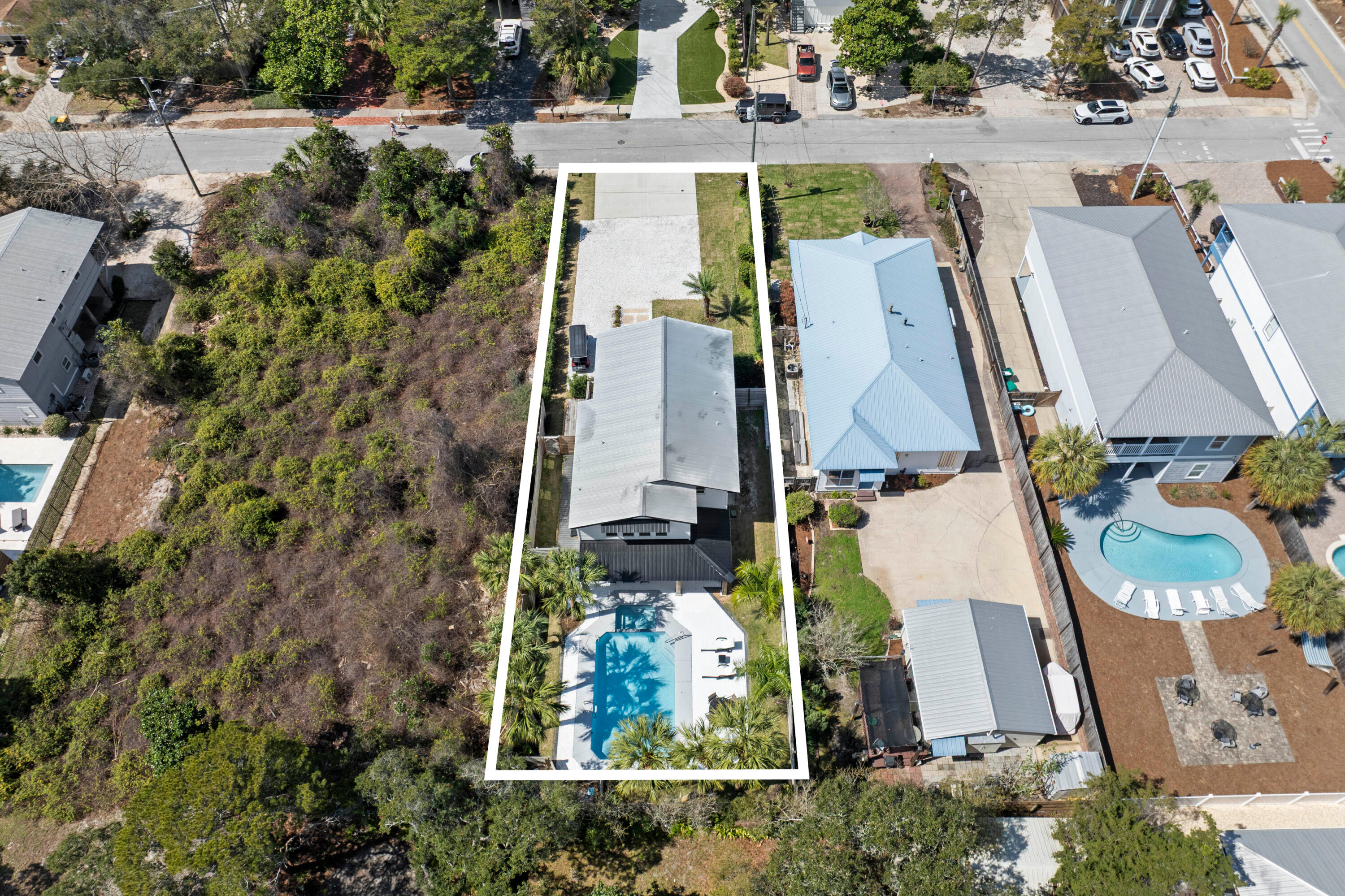 89 Tarpon Street Destin, FL 32541 - Photo 8 of 53 an aerial view of residential houses with outdoor space