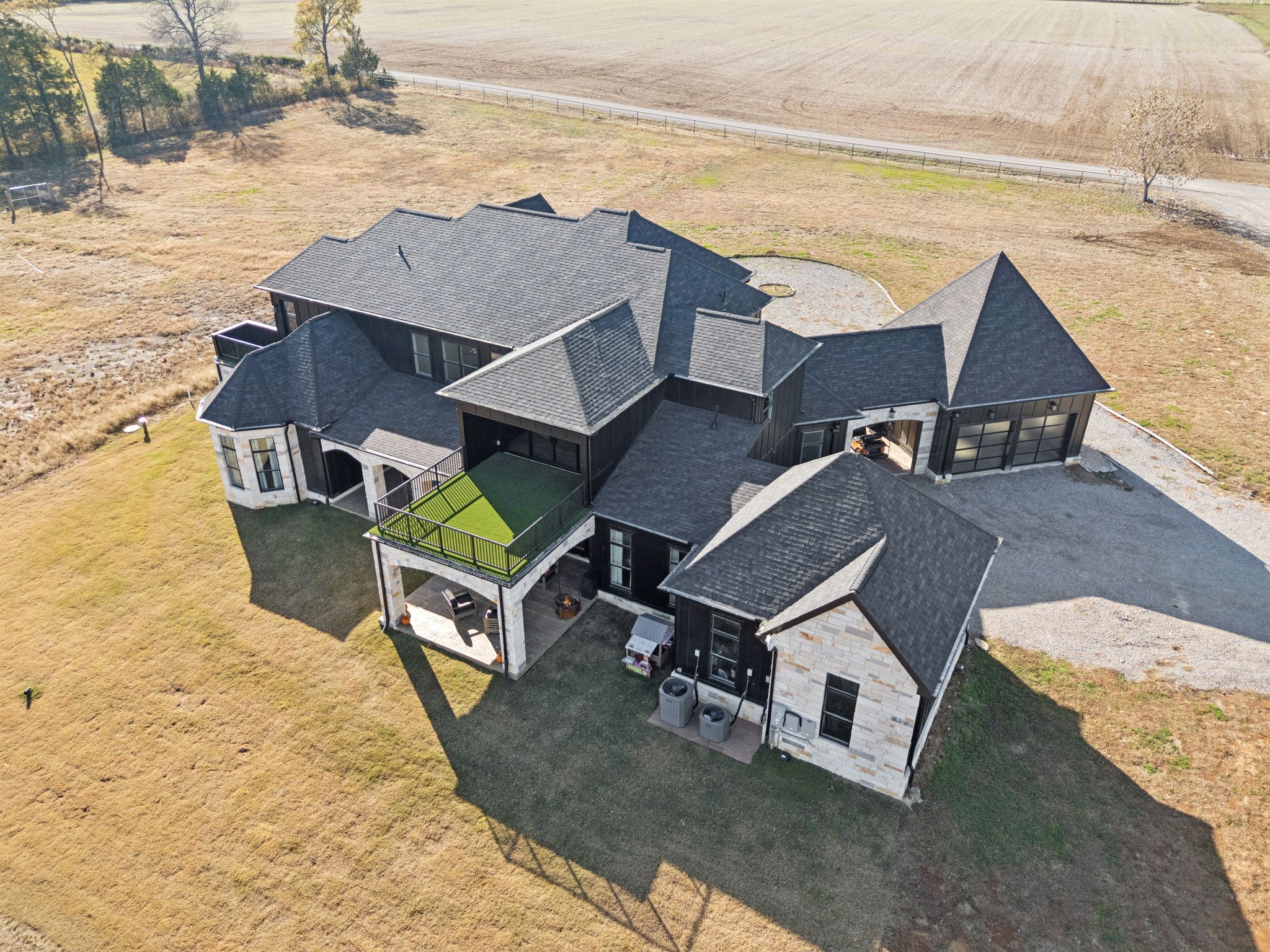 201 Lamb Road Rockvale, TN 37153 - Photo 39 of 87 an aerial view of a house with swimming pool and ocean view