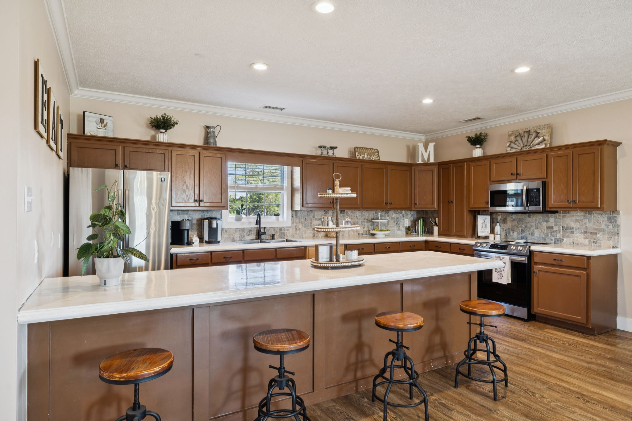 201 Lamb Road Rockvale, TN 37153 - Photo 48 of 87 a kitchen with stainless steel appliances kitchen island granite countertop a sink and cabinets