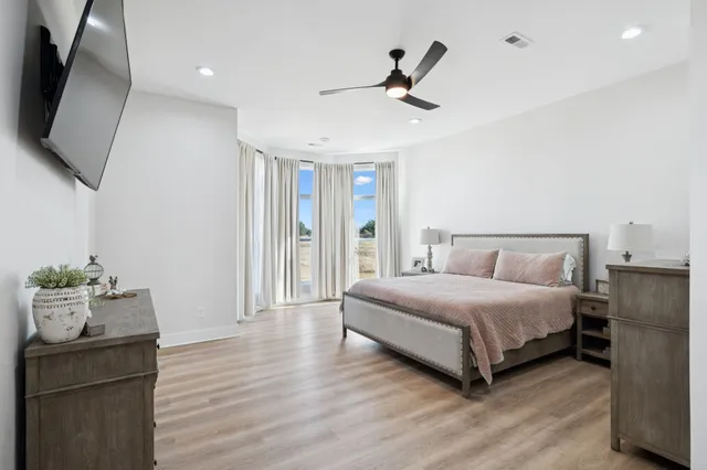a view of a room with shelves