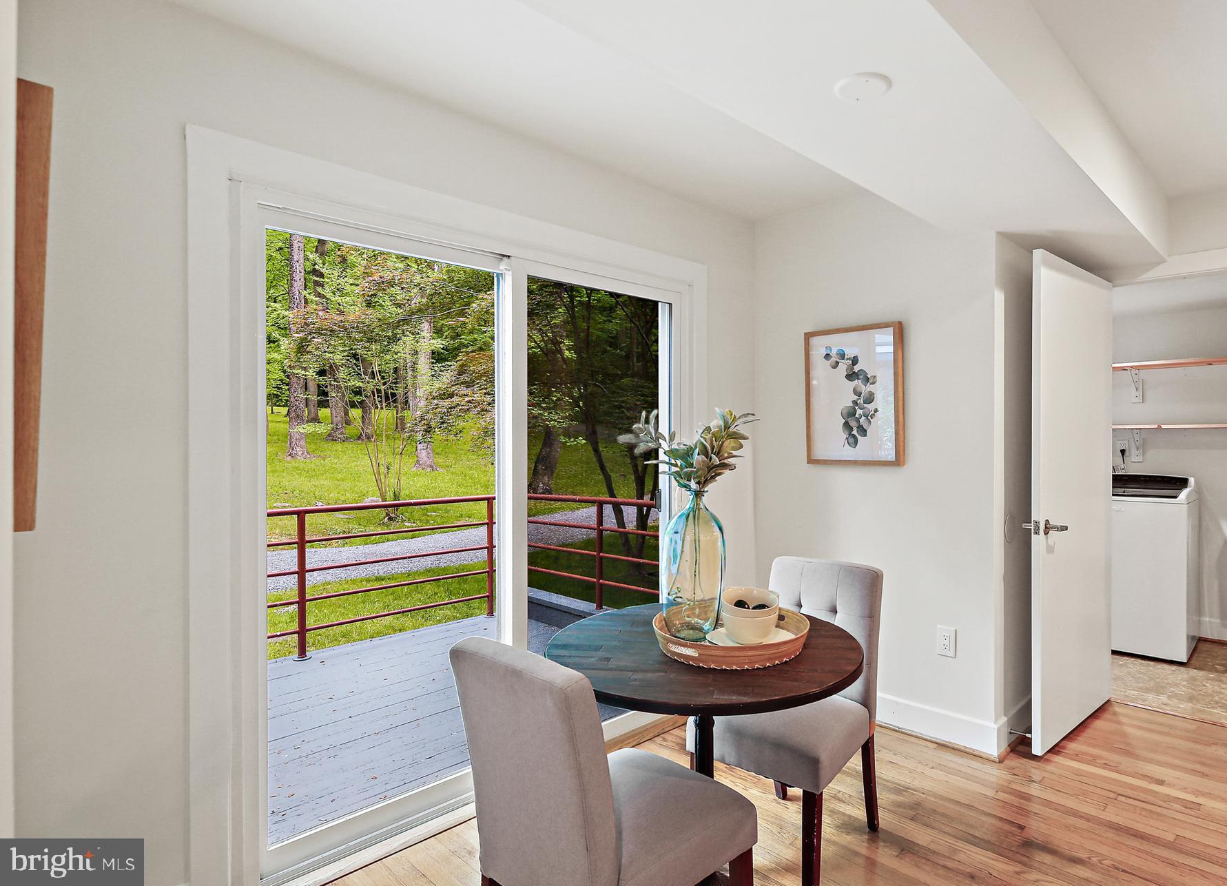 19244 Chandlee Mill Road Sandy Spring, MD 20860 - Photo 17 of 72 Breakfast Nook w/ Floor Glass sliders to Cozy deck