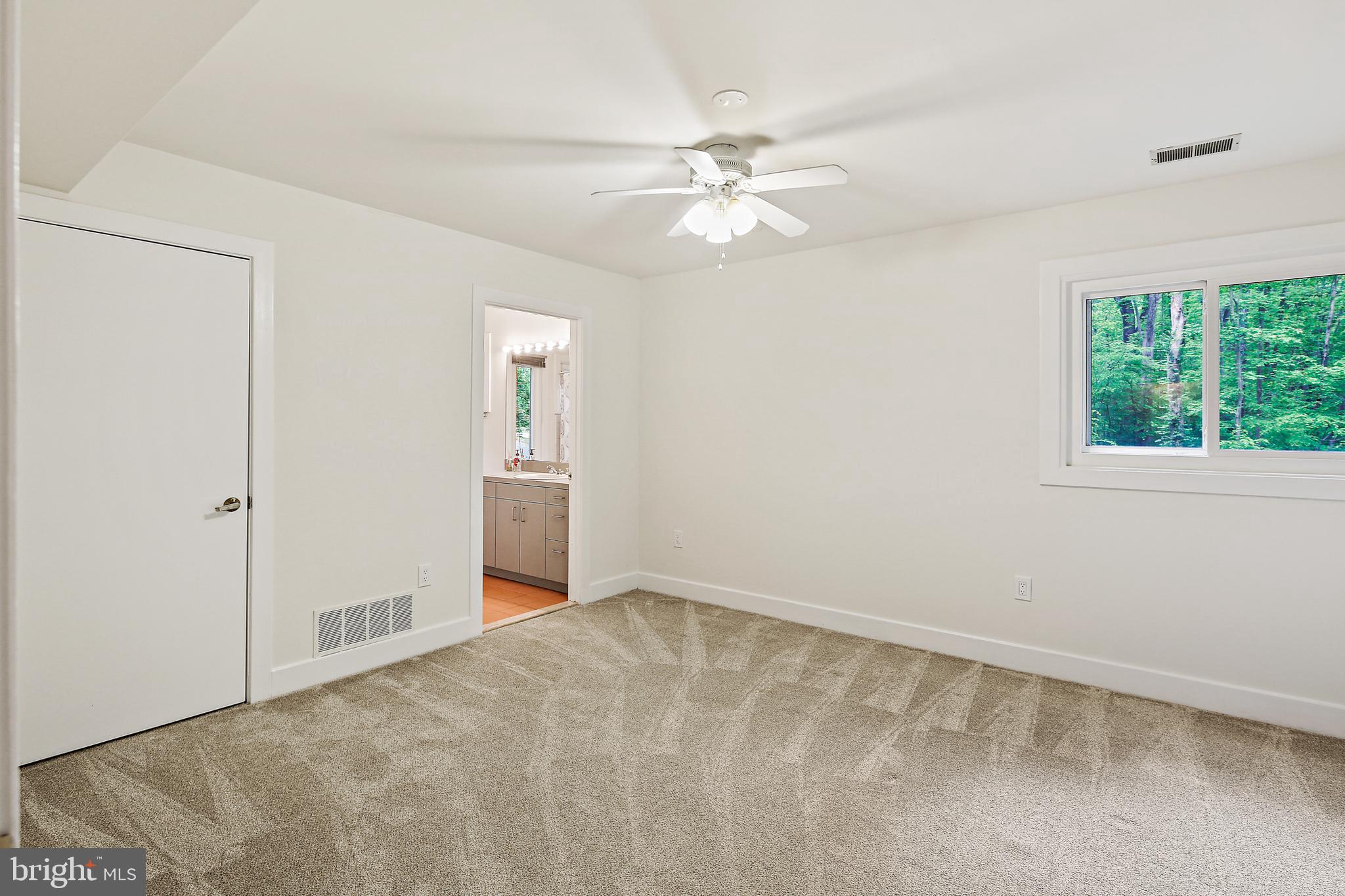 19244 Chandlee Mill Road Sandy Spring, MD 20860 - Photo 41 of 72 Main Level Bedroom 3 w/Carpeting & Ceiling Fan