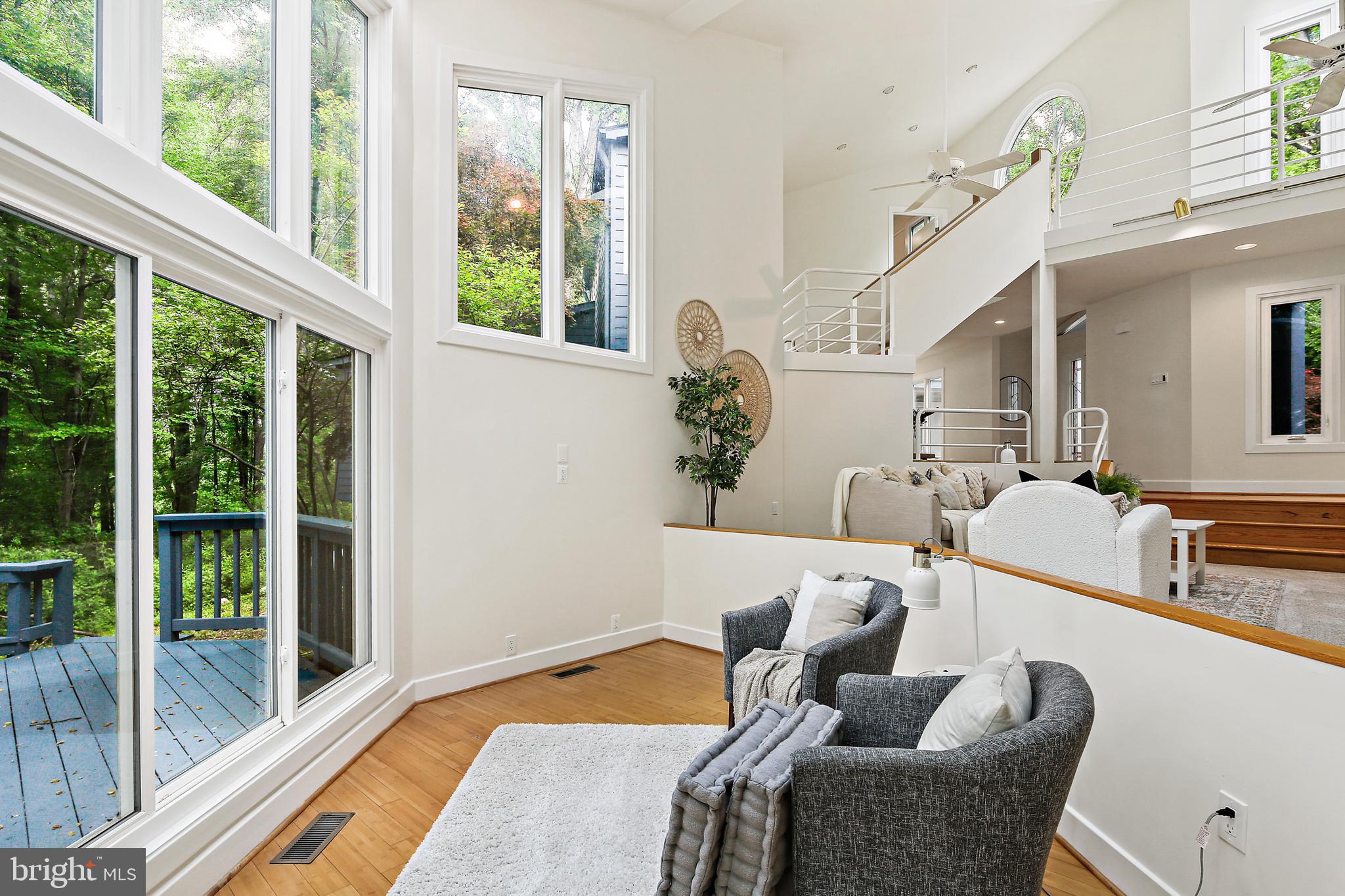 19244 Chandlee Mill Road Sandy Spring, MD 20860 - Photo 10 of 72 Sitting Area w/Soaring Views of the Back Yard