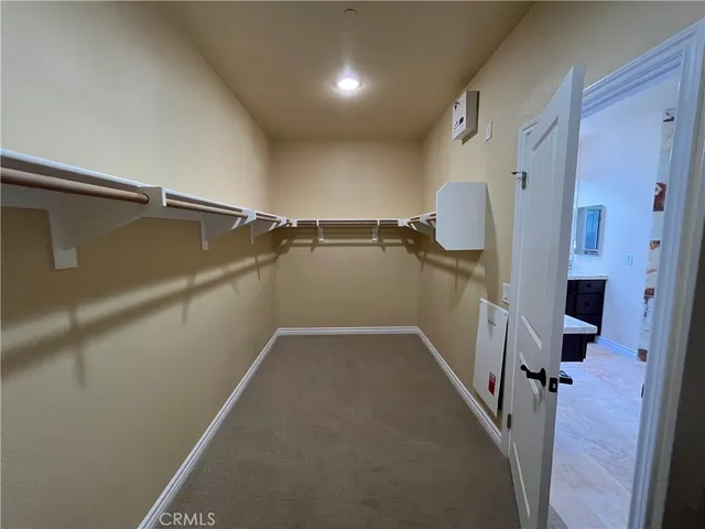 a view of walk in closet