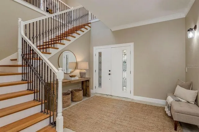 a room with furniture and a window