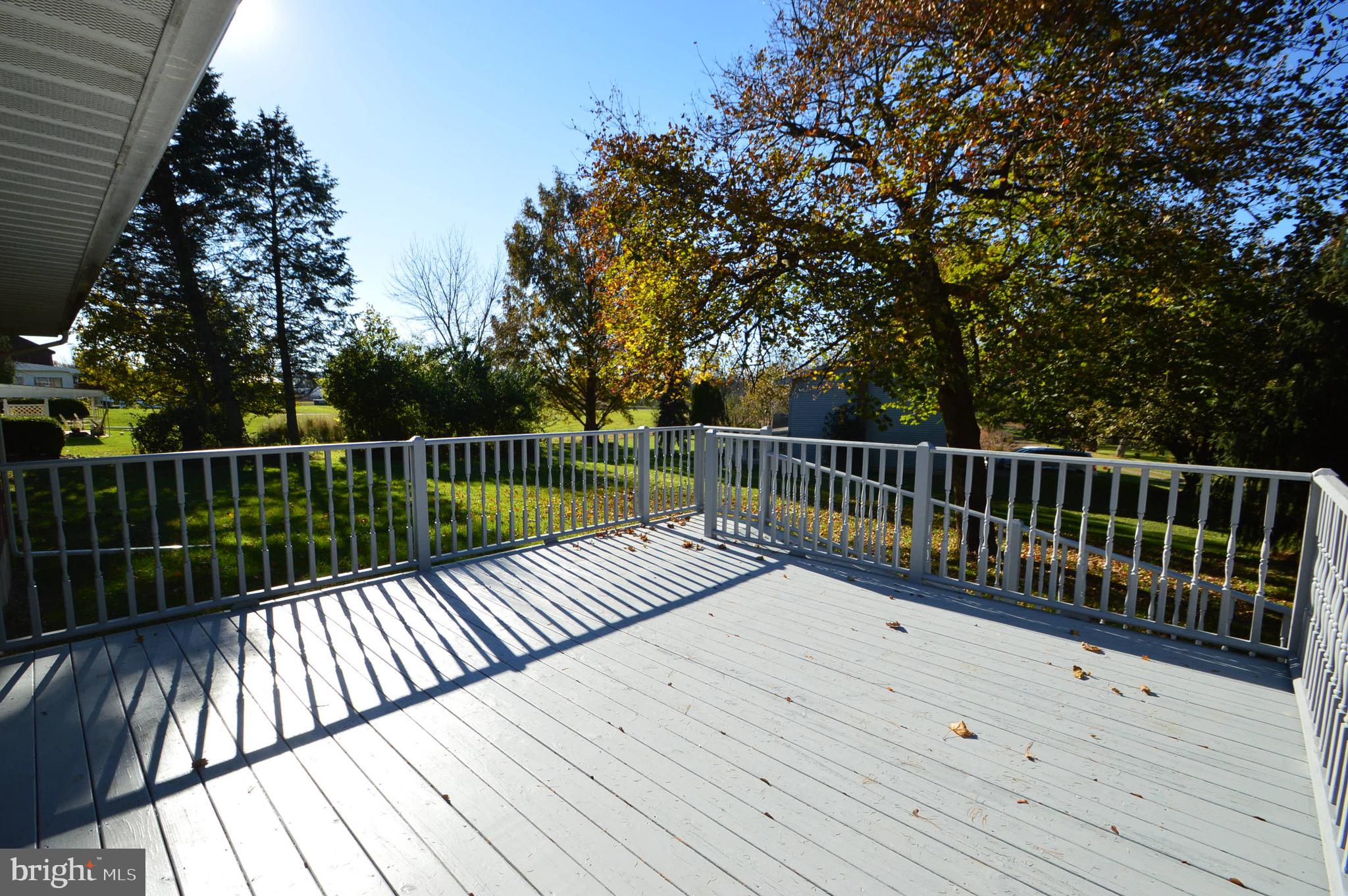 569 Georgetown Road Nazareth, PA 18064 - Photo 14 of 19 a view of deck with wooden floor and fence