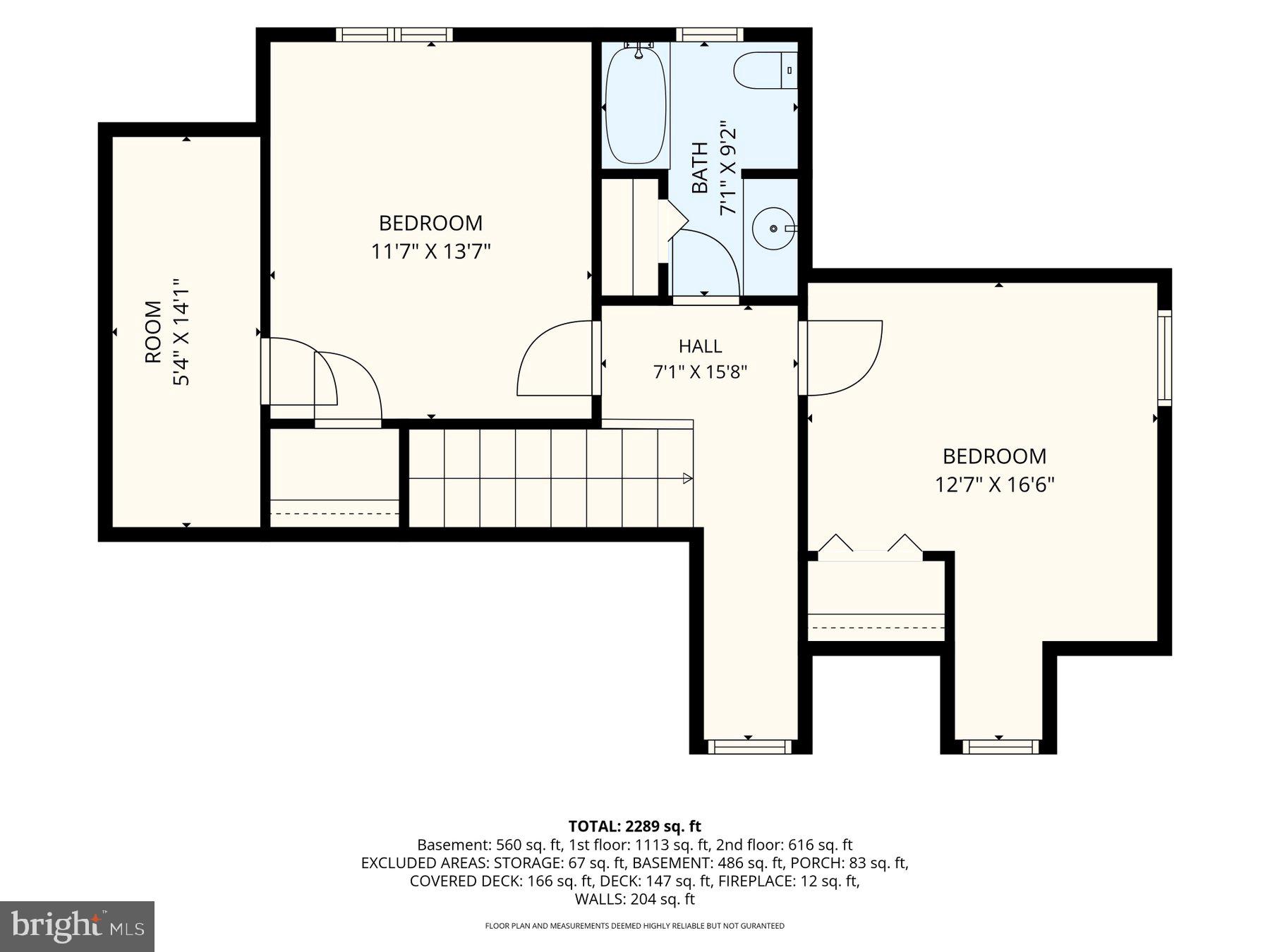 3788 Roop Road New Windsor, MD 21776 - Photo 32 of 33 Upper level floor plan