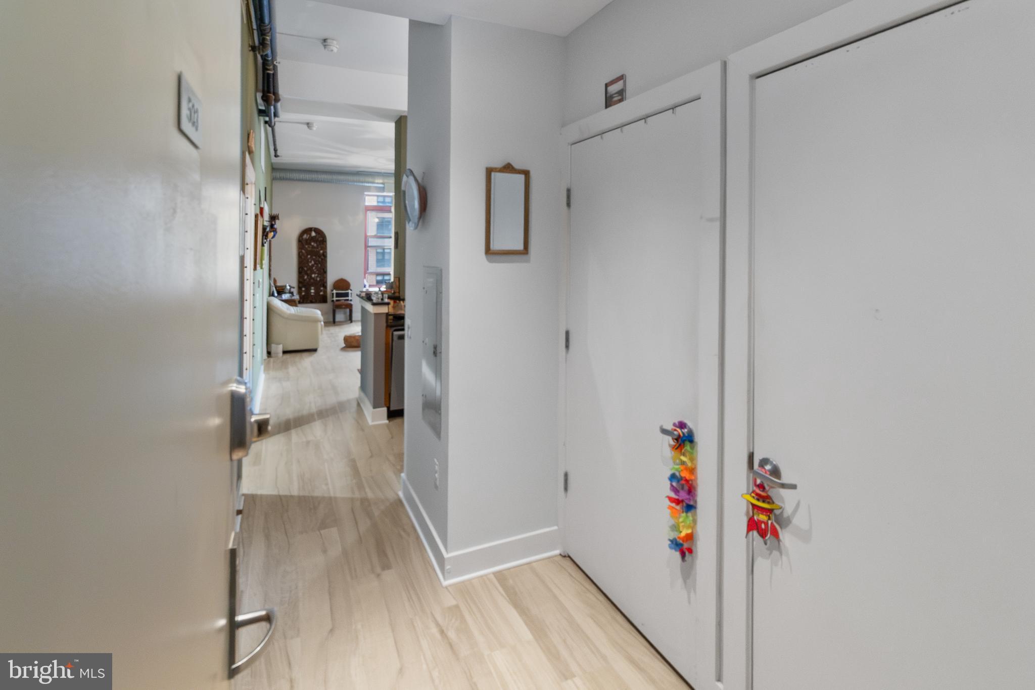 22 South Howard Street, Unit R503 Baltimore, MD 21201 - Photo 18 of 29 walk in closet with wooden floor
