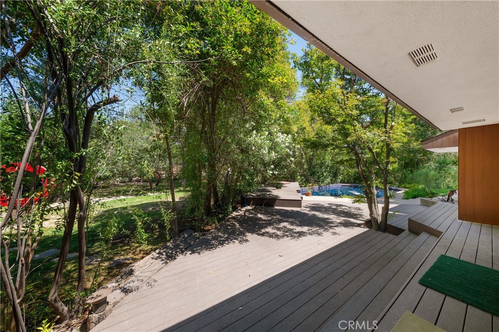 24865 Long Valley Road Hidden Hills, CA 91302 - Photo 37 of 49 a view of a backyard with sitting area