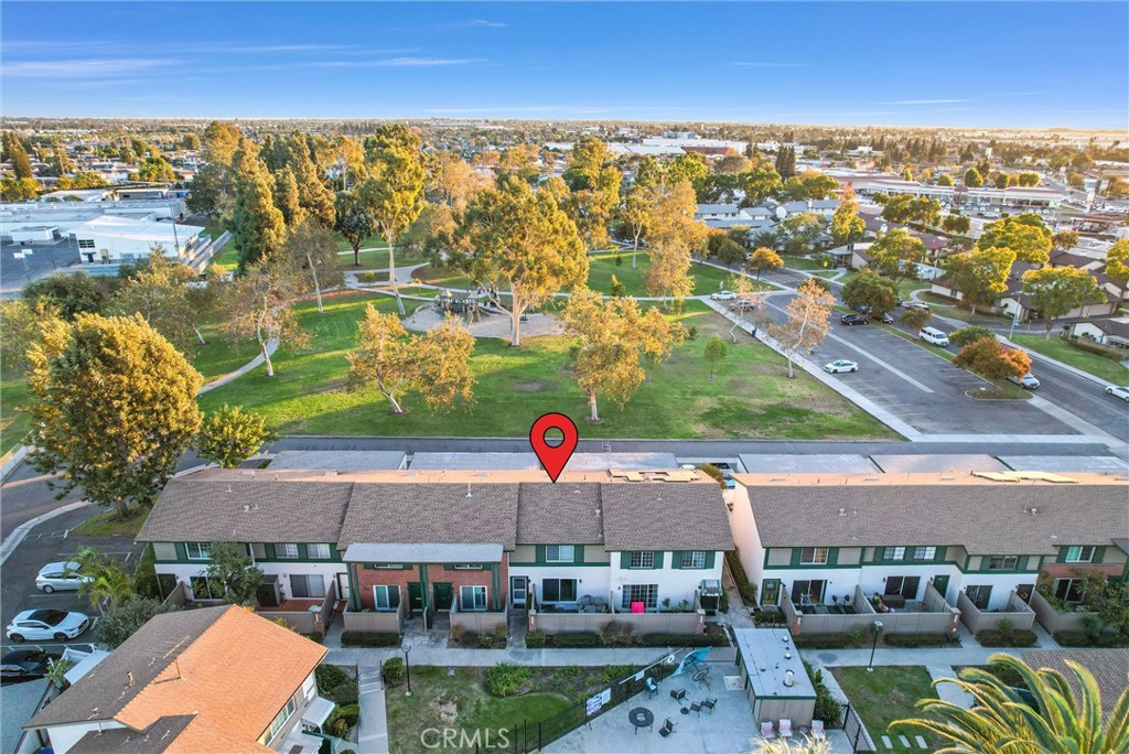 8083 Kerr Green Buena Park, CA 90621 - Photo 35 of 40 an aerial view of houses with outdoor space