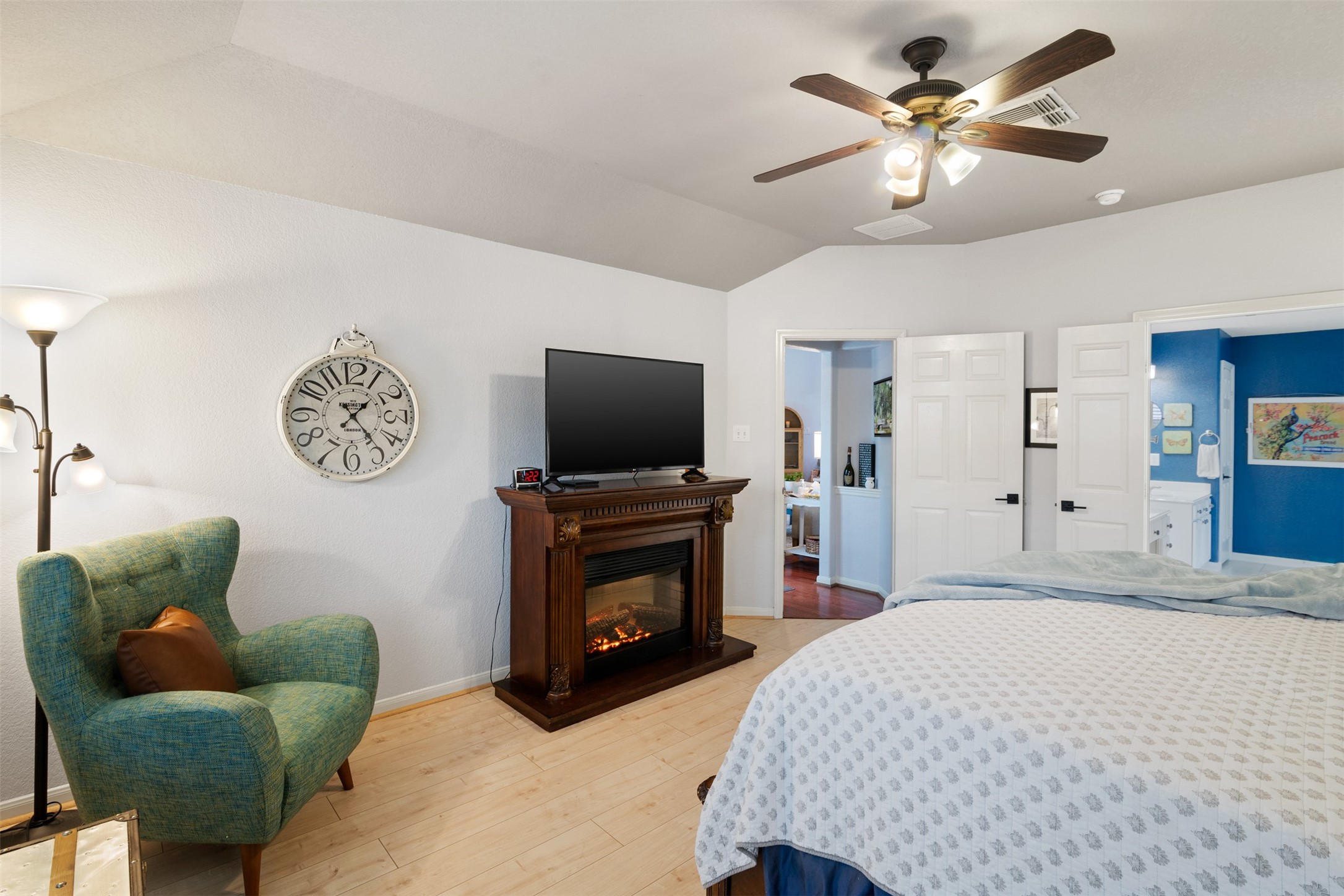 19306 Young Oak Street Spring, TX 77379 - Photo 15 of 28 Another view of the primary bedroom just off the family room.