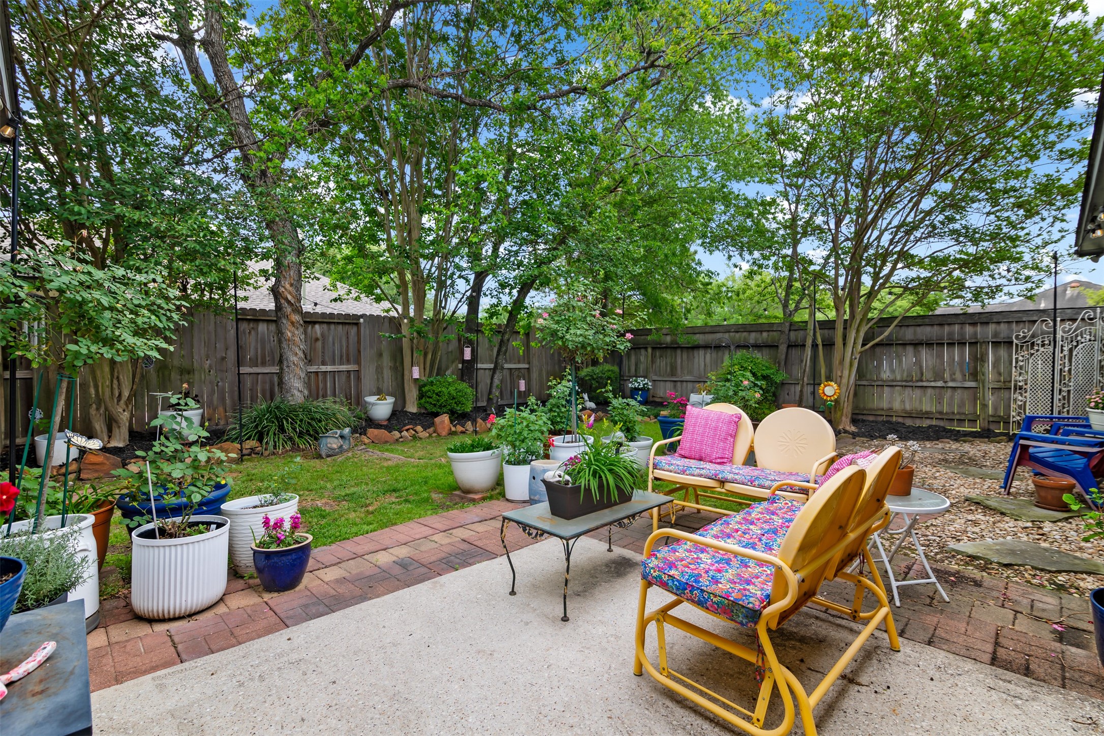 19306 Young Oak Street Spring, TX 77379 - Photo 22 of 28 Amazing backyard with mature trees for added privacy.