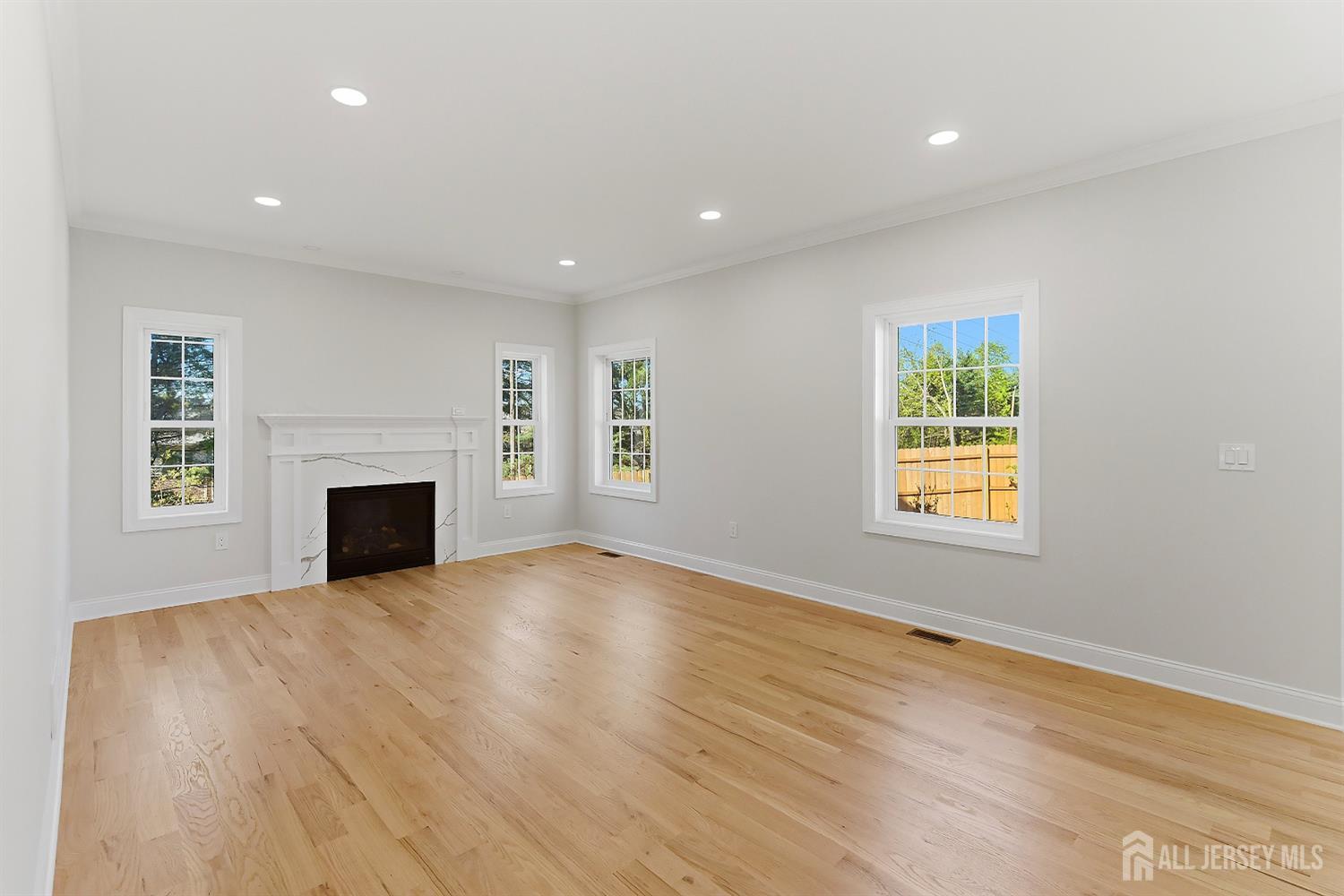 3 Lillian Street Fords, NJ 08863 - Photo 6 of 28 an empty room with windows and fireplace