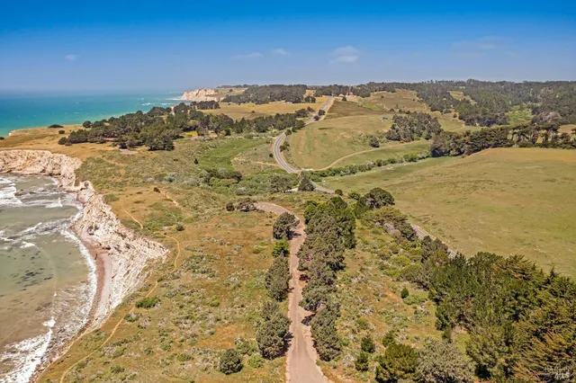 a view of lake and mountain