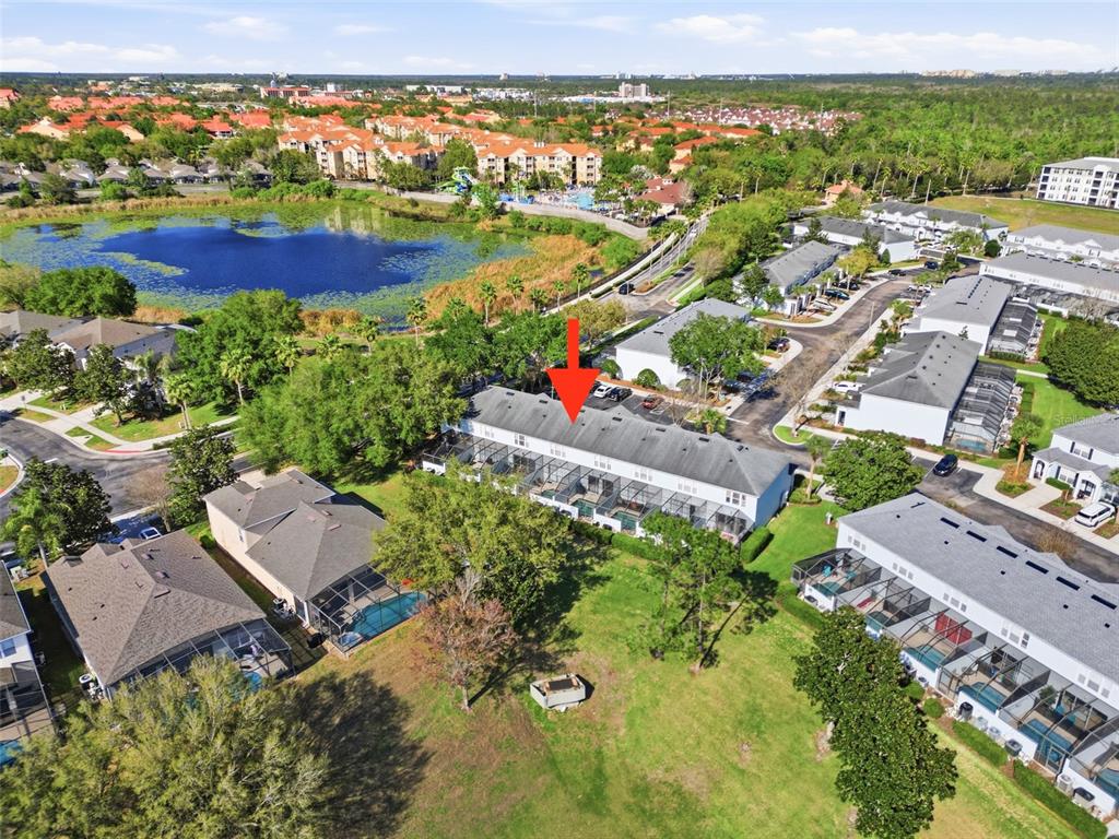 2556 Renshaw Street Kissimmee, FL 34747 - Photo 22 of 26 an aerial view of residential houses with outdoor space