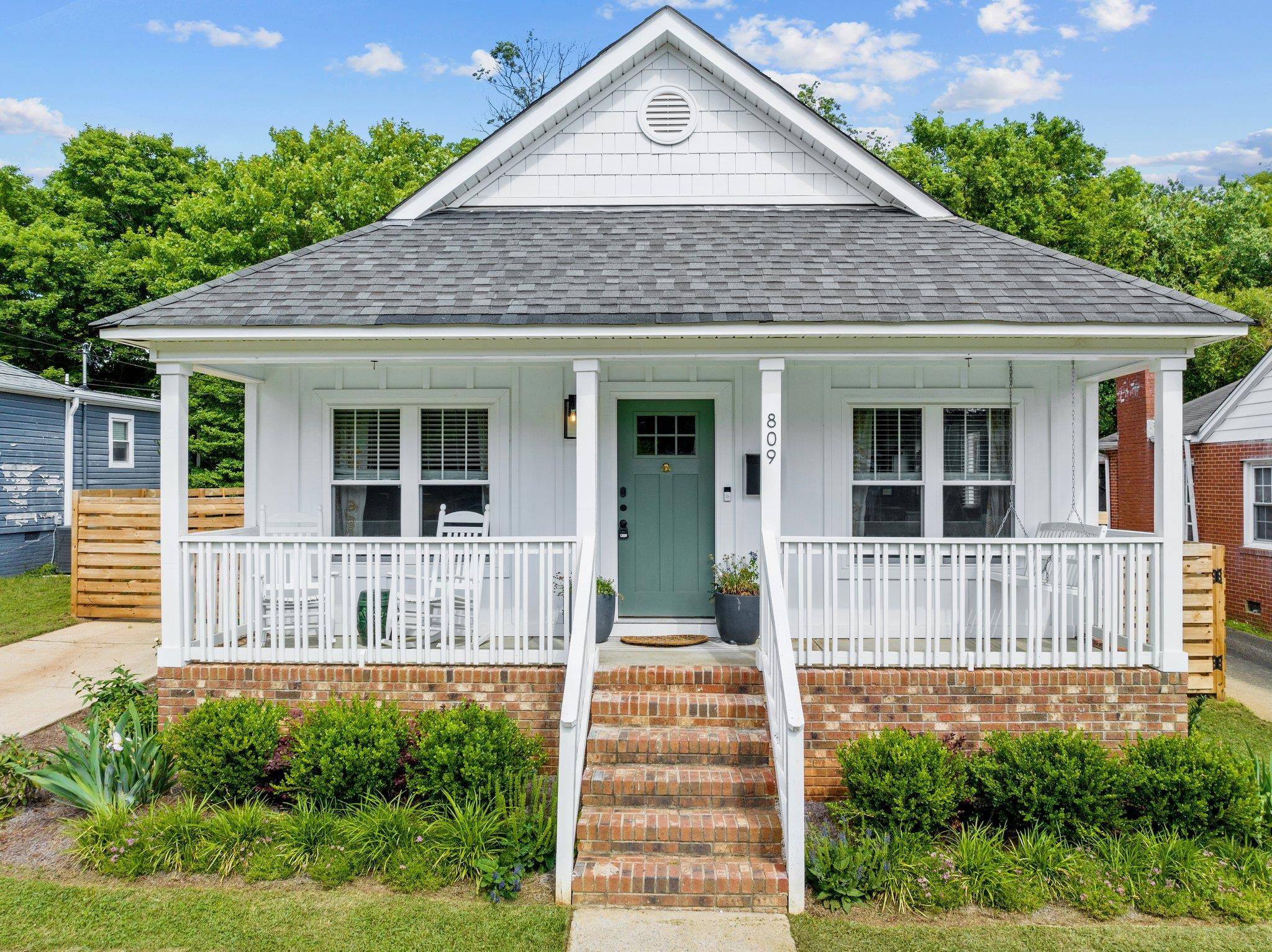 809 Coleman Street Raleigh, NC 27610 - Photo 2 of 70 a front view of a house with garden