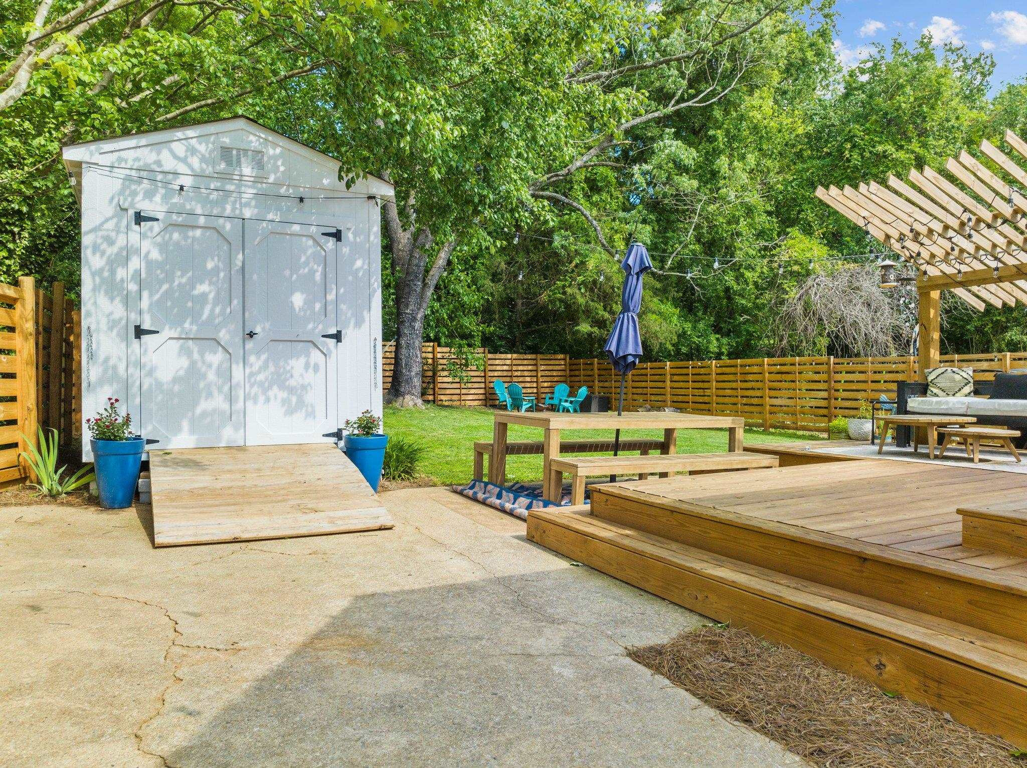 809 Coleman Street Raleigh, NC 27610 - Photo 37 of 70 a view of backyard with outdoor space