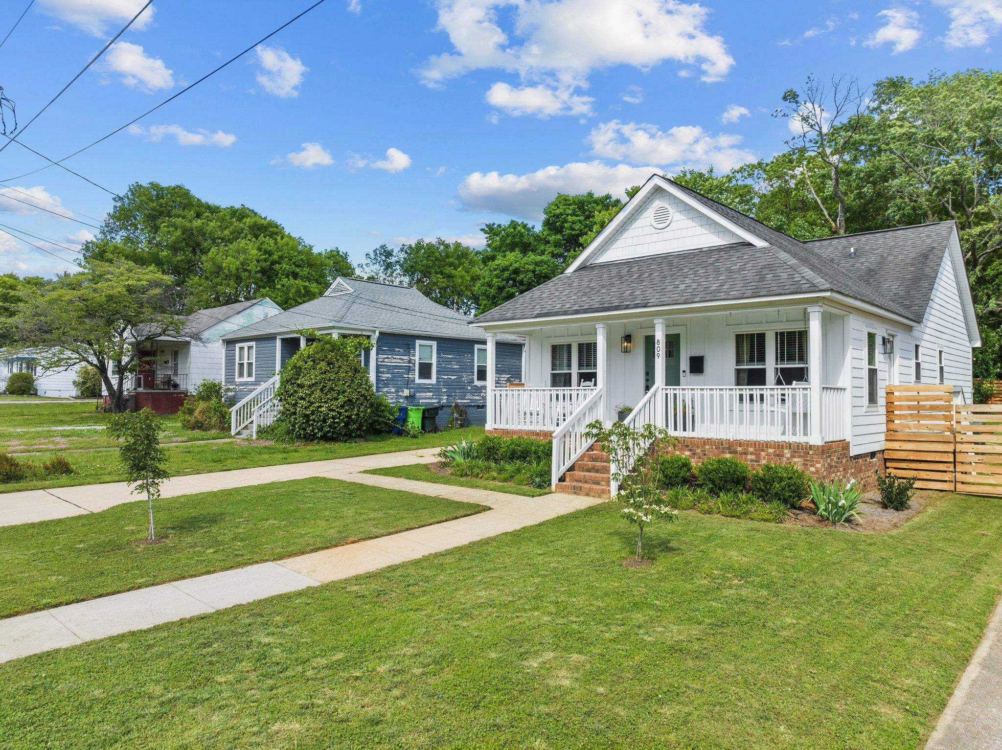 809 Coleman Street Raleigh, NC 27610 - Photo 44 of 70 a front view of a house with a yard