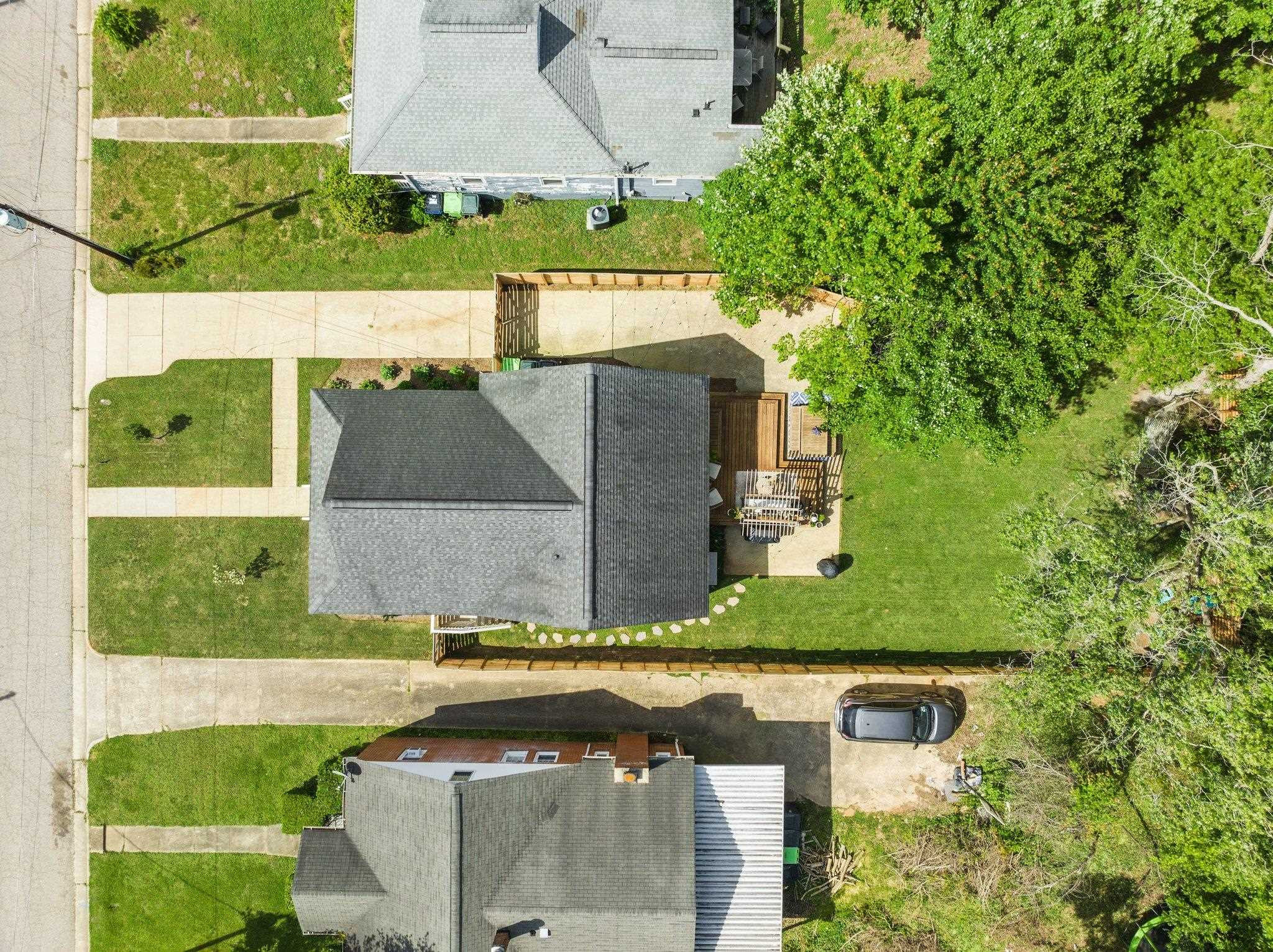 809 Coleman Street Raleigh, NC 27610 - Photo 47 of 70 an aerial view of a house with a yard basket ball court and outdoor seating
