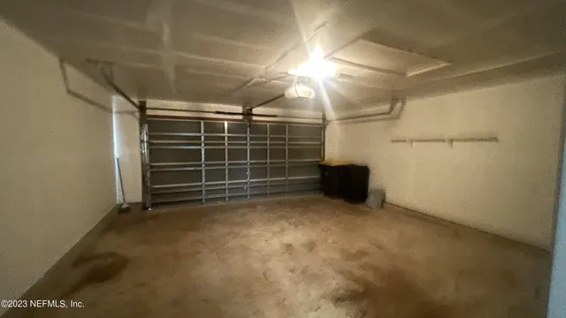 a view of an empty room with a empty space