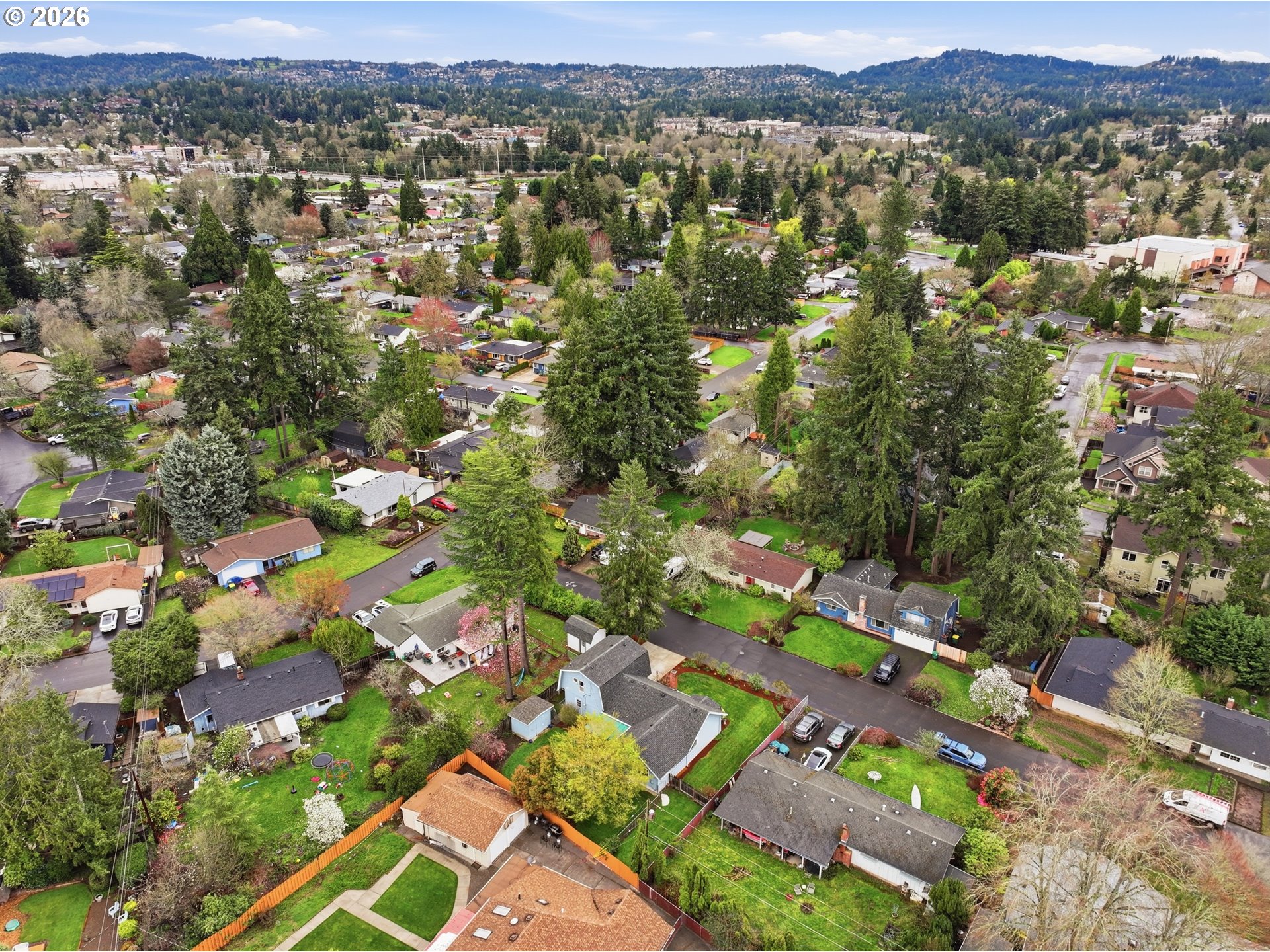 335 Southwest 141st Avenue Beaverton, OR 97006 - Photo 41 of 42 an aerial view of a city with lots of residential buildings