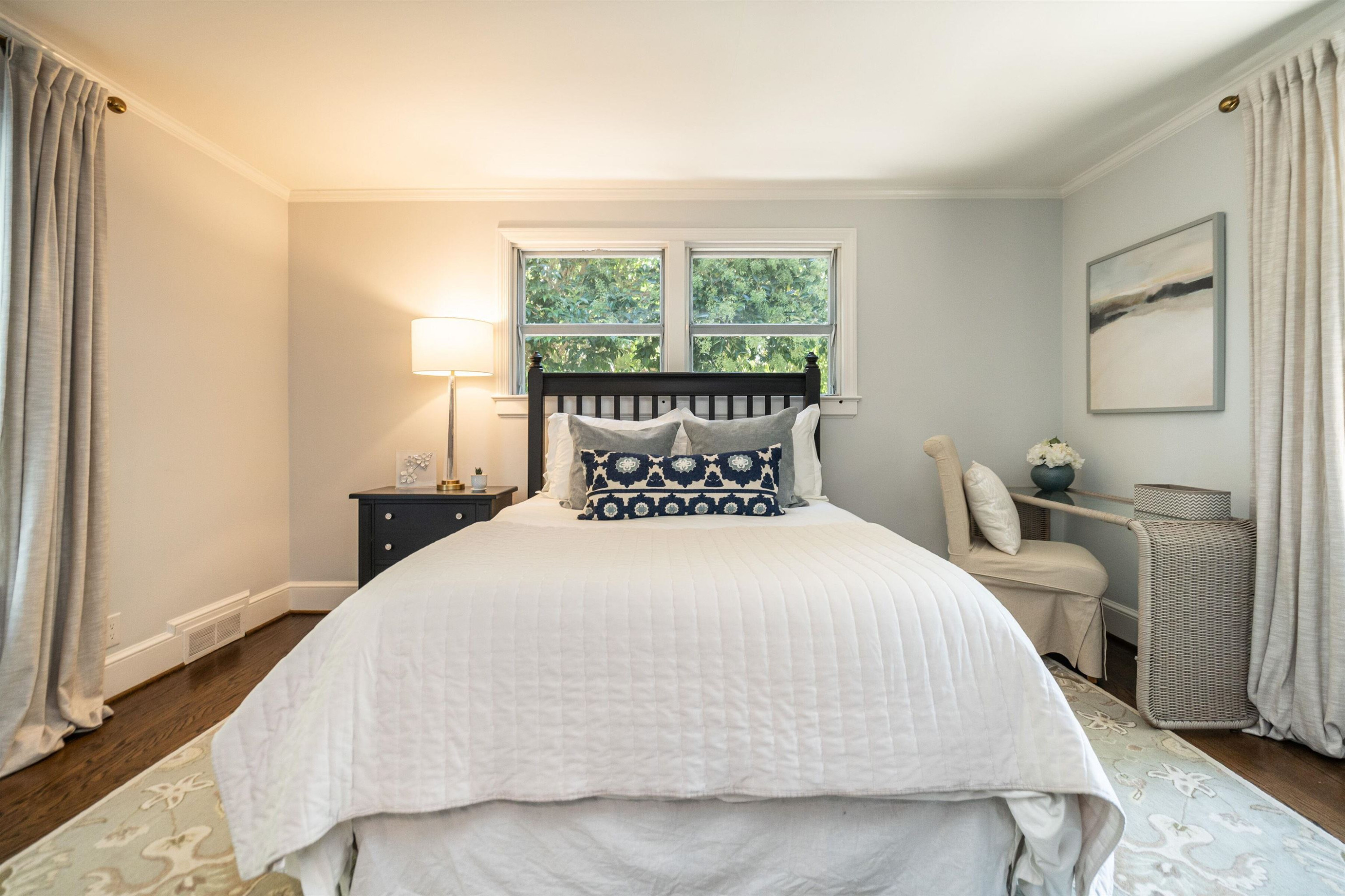 711 Lake Boone Trail Raleigh, NC 27607 - Photo 23 of 40 Tucked on the east wing of the house, away from the action. Suitable for overnight guests or the oldest sibling. Guest Suite