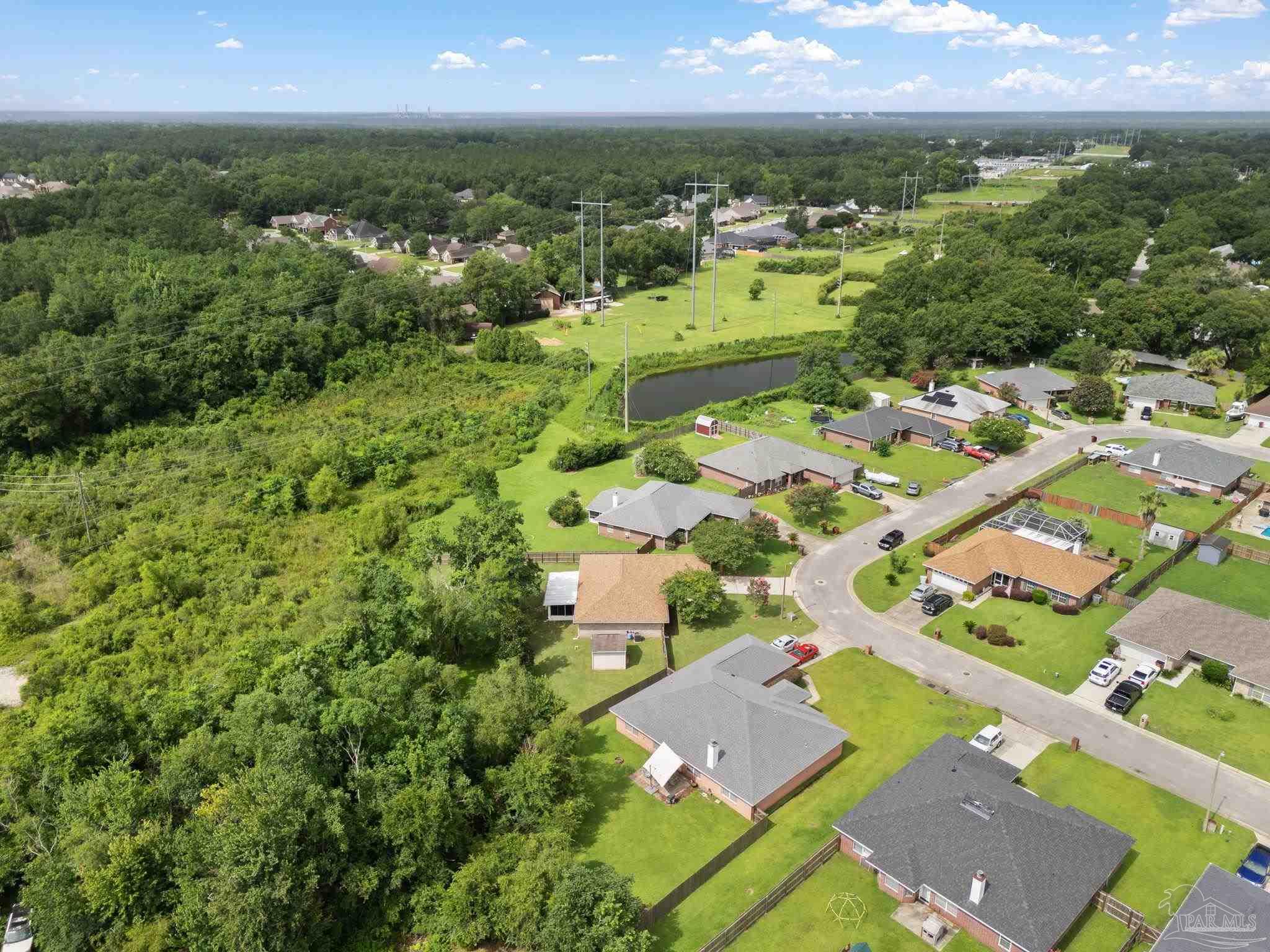 5642 Berrybrook Circle Pace, FL 32571 - Photo 54 of 72 an aerial view of multiple house