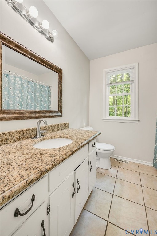 4820 Cedar Cliff Road Chester, VA 23831 - Photo 23 of 41 White vanity with an integrated sink, stone-finish