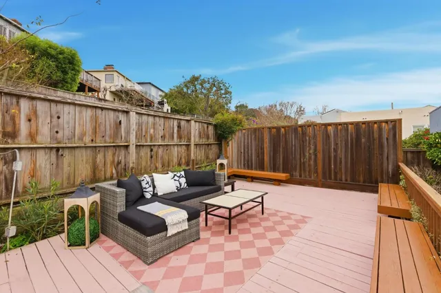 an aerial view of multiple houses