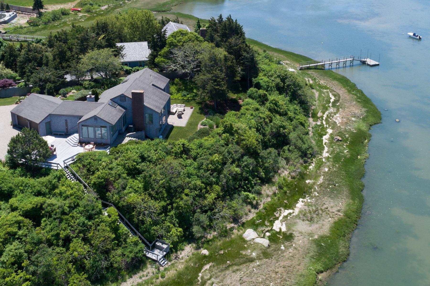 25 Prides Path Orleans, MA 02653 - Photo 20 of 28 Private Stairs to water's Edge