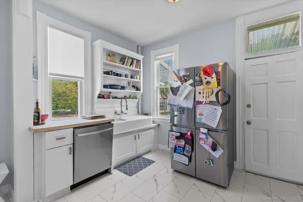 a room with storage and utility