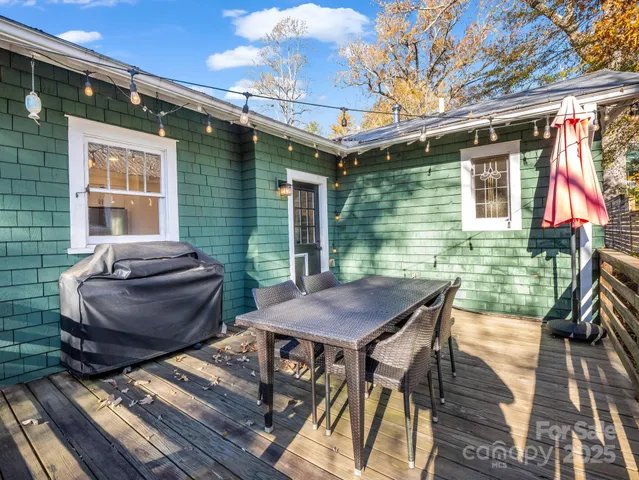 a brick house with a garden