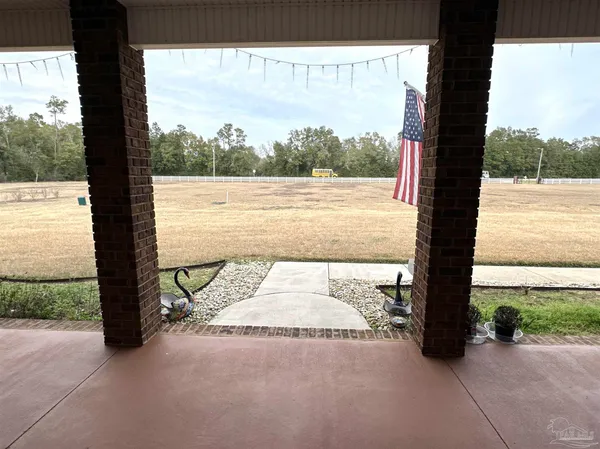 a view of a house with a patio